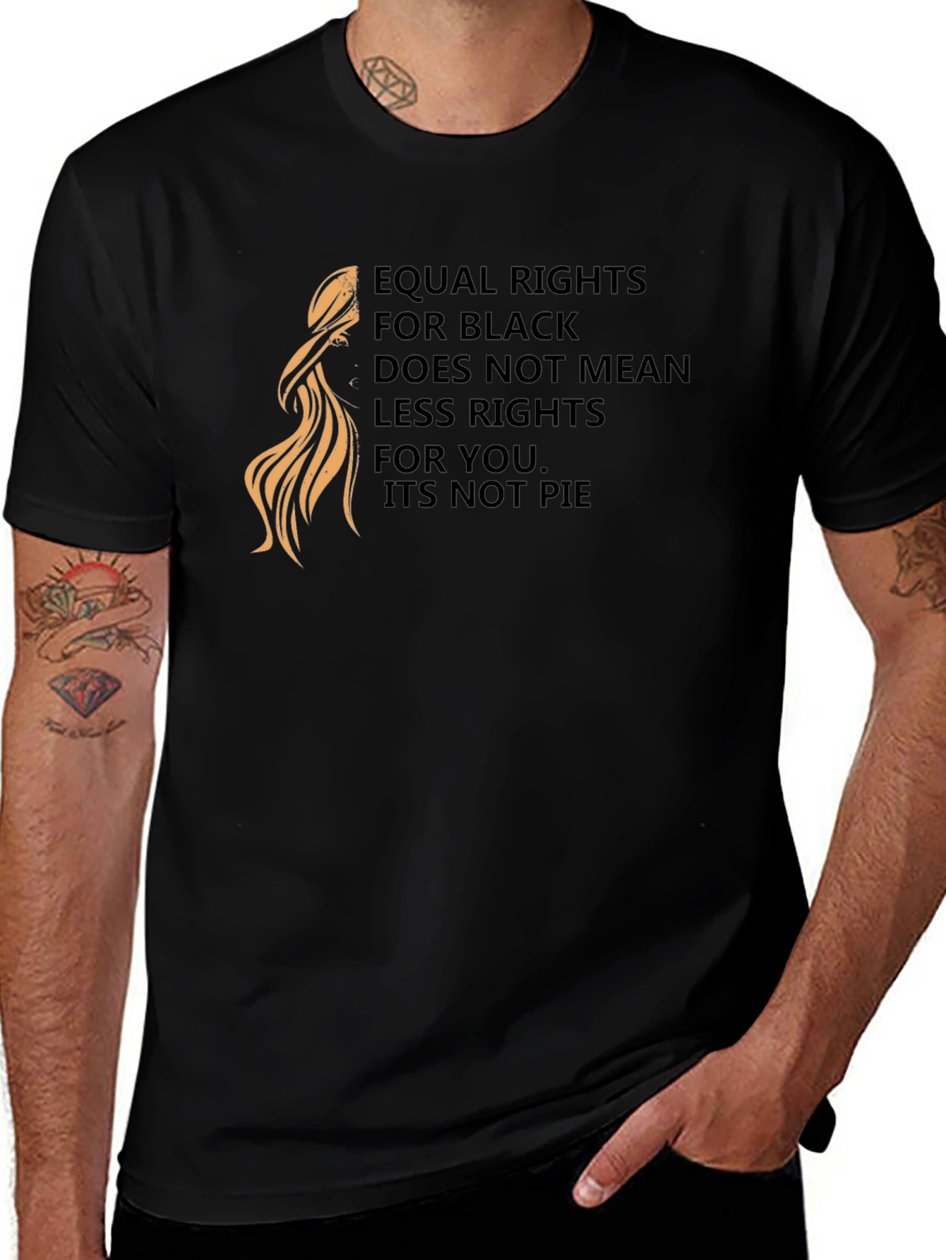 Equal Rights Black T-Shirt: Powerful Statement Tee