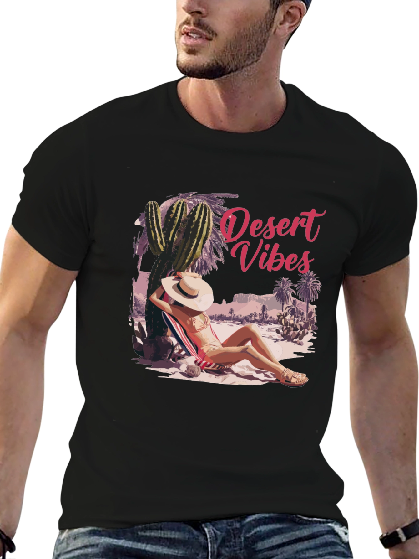 Desert Vibes Graphic T-Shirt