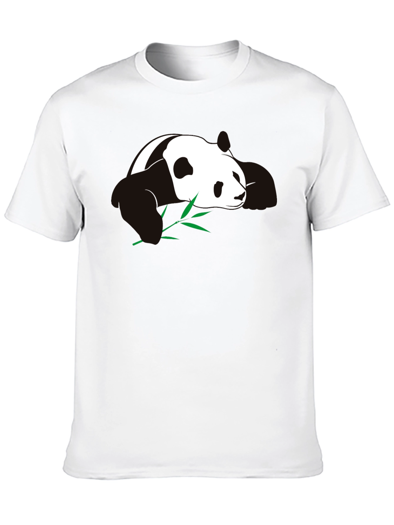 Panda T-Shirt - Black Cotton Blend Tee