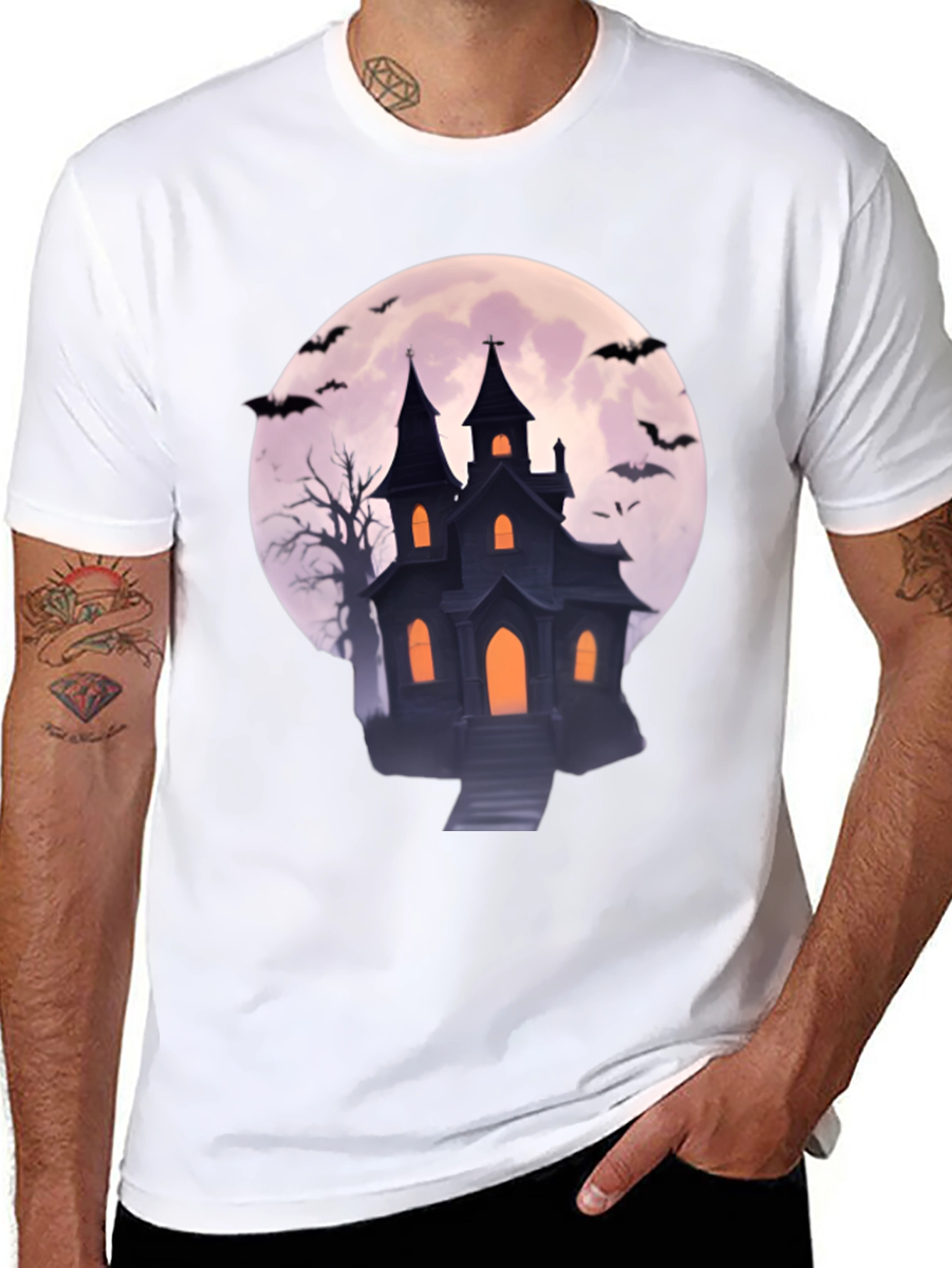 Haunted House Halloween T-Shirt