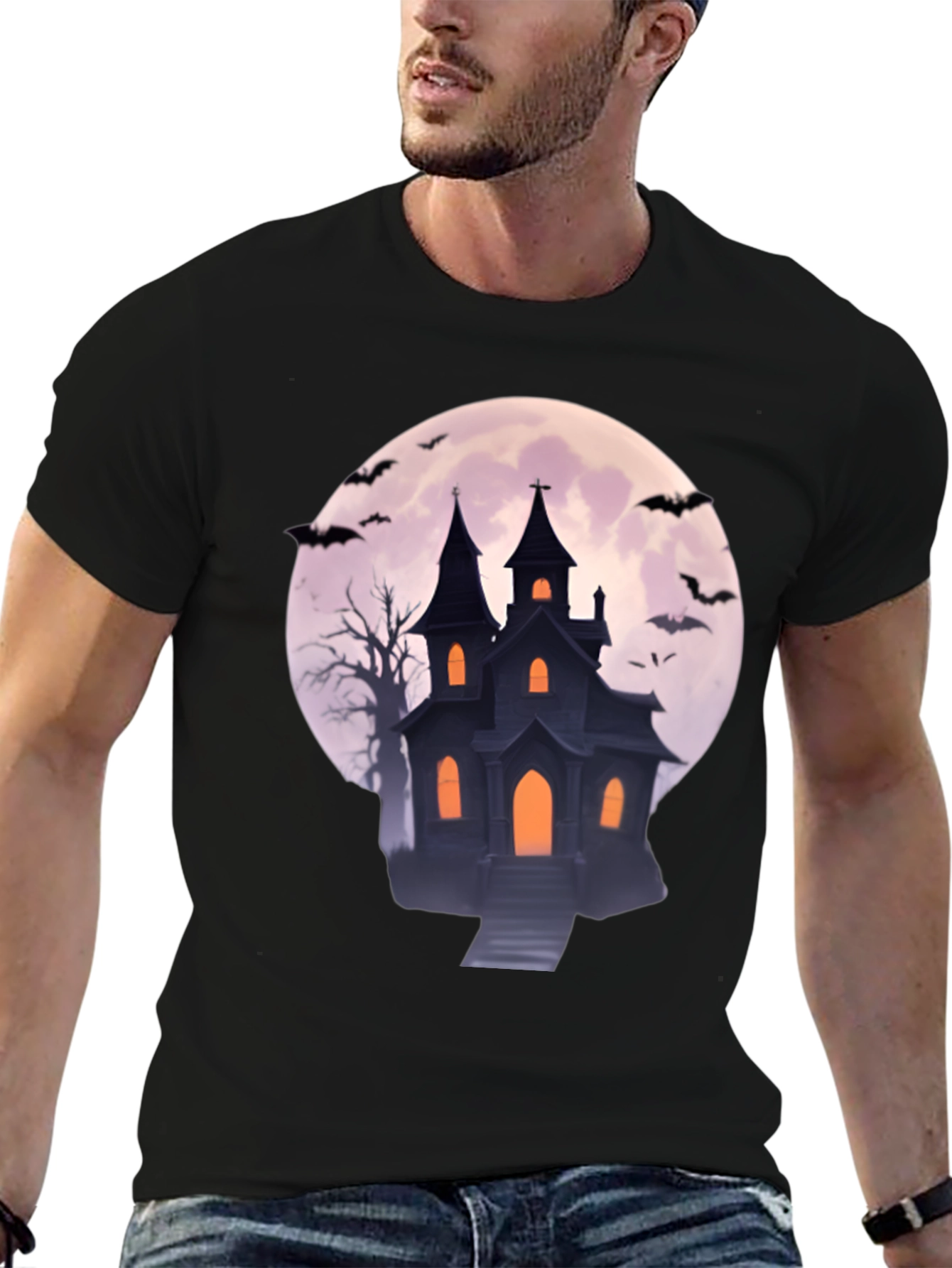 Haunted House Halloween T-Shirt