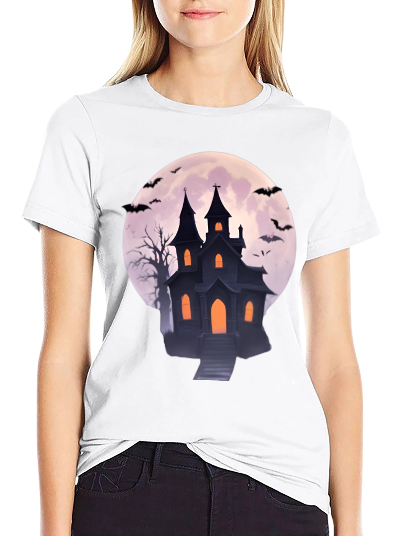 Haunted House Halloween T-Shirt
