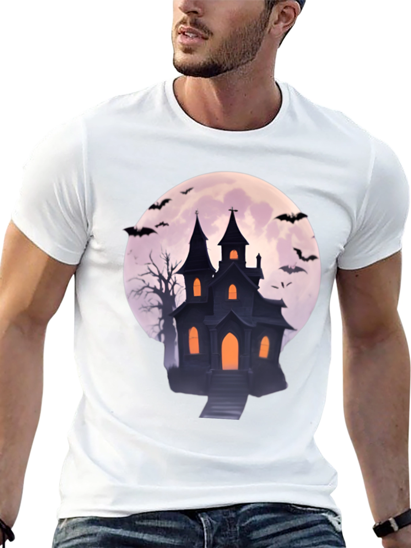 Haunted House Halloween T-Shirt