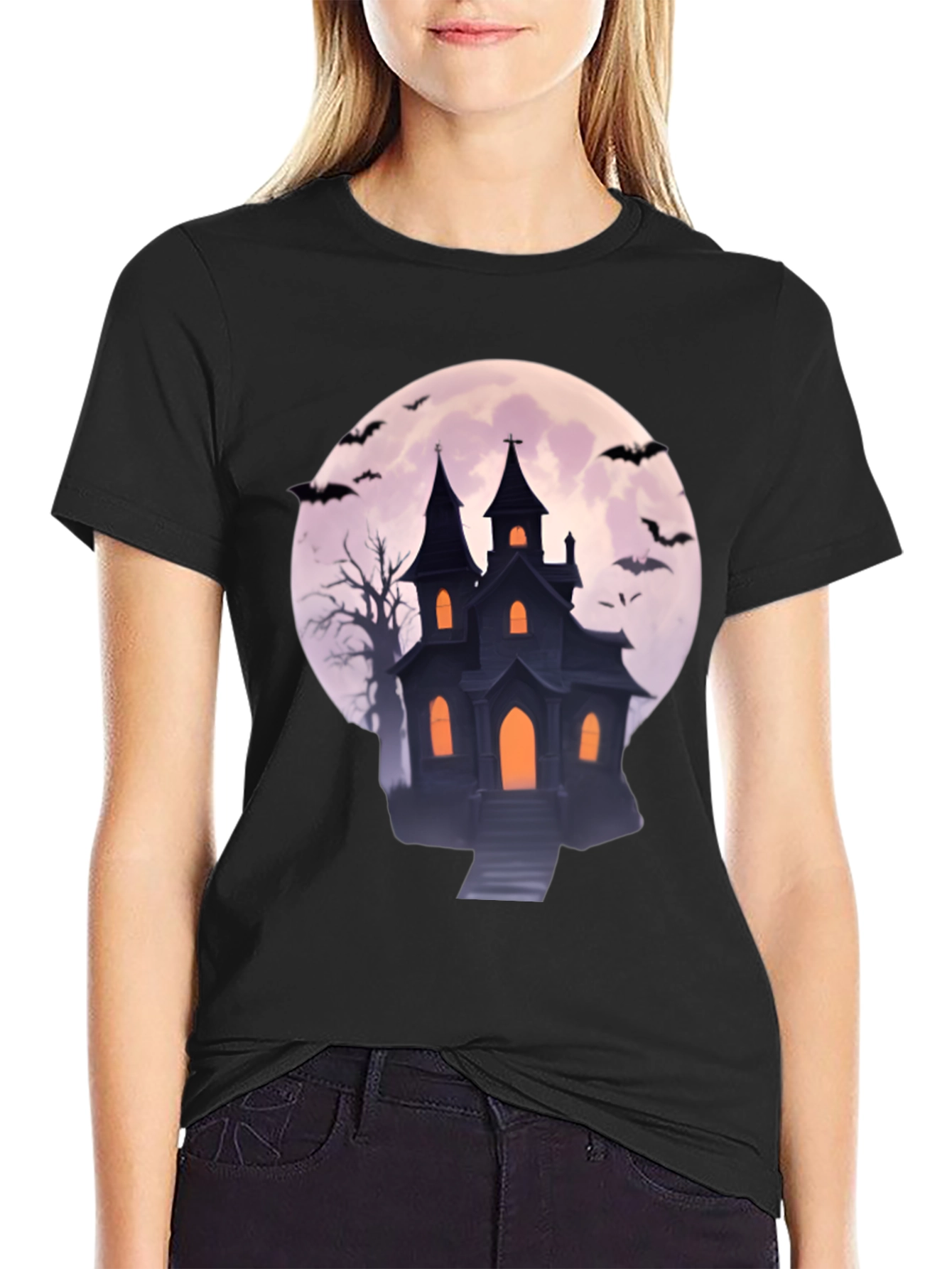 Haunted House Halloween T-Shirt