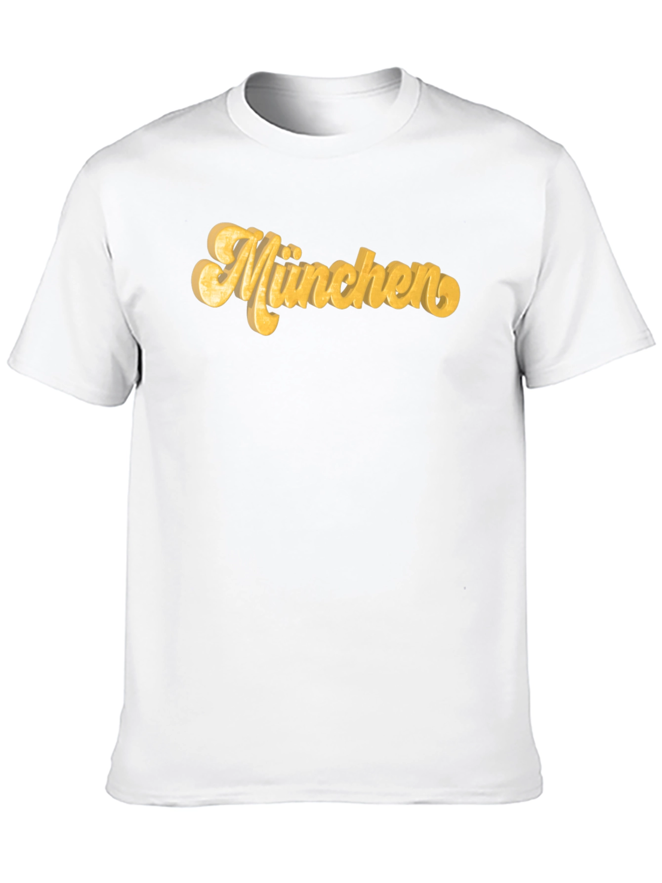 München Graphic Tee - Black Cotton T-Shirt