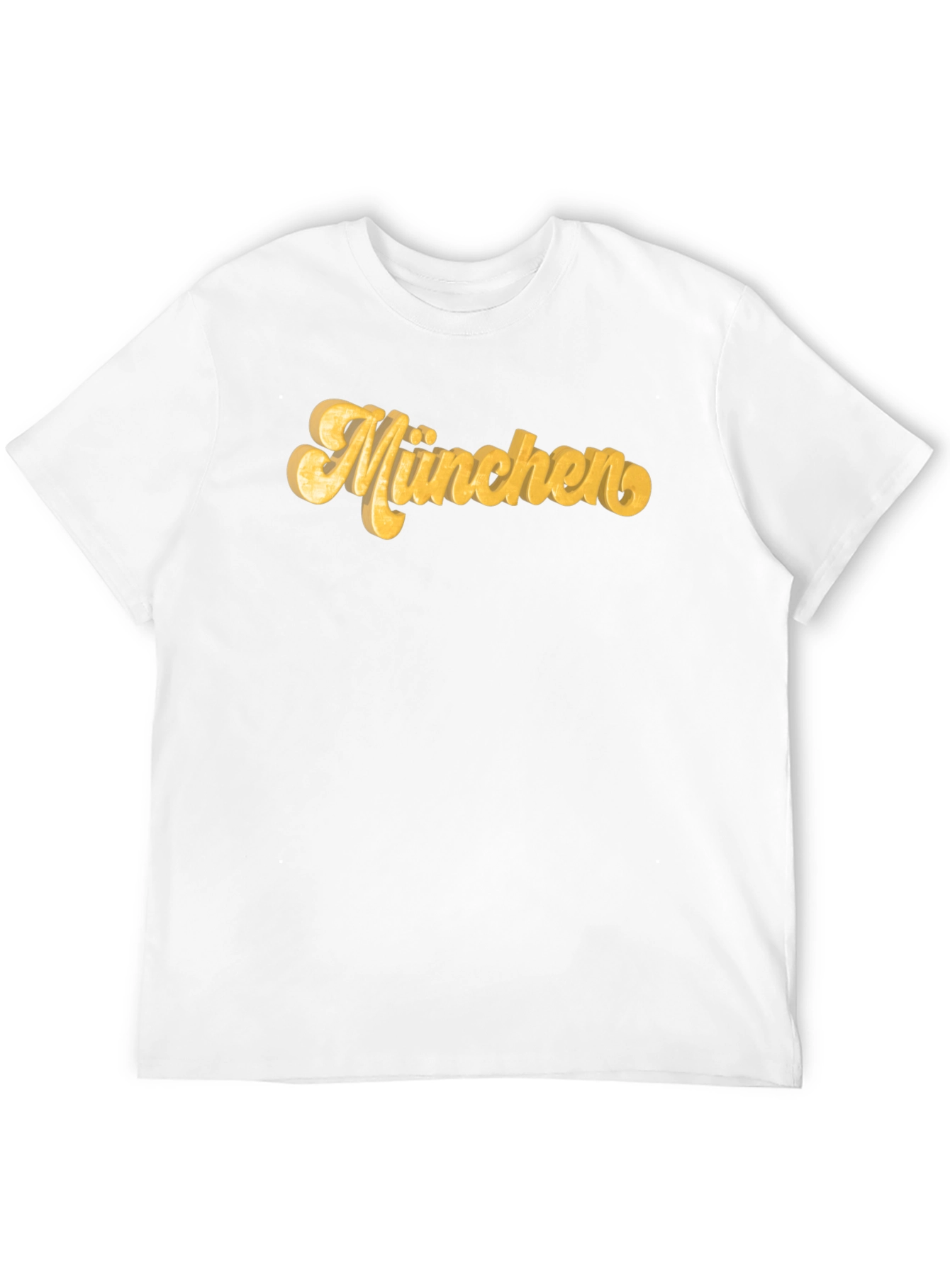München Graphic Tee - Black Cotton T-Shirt