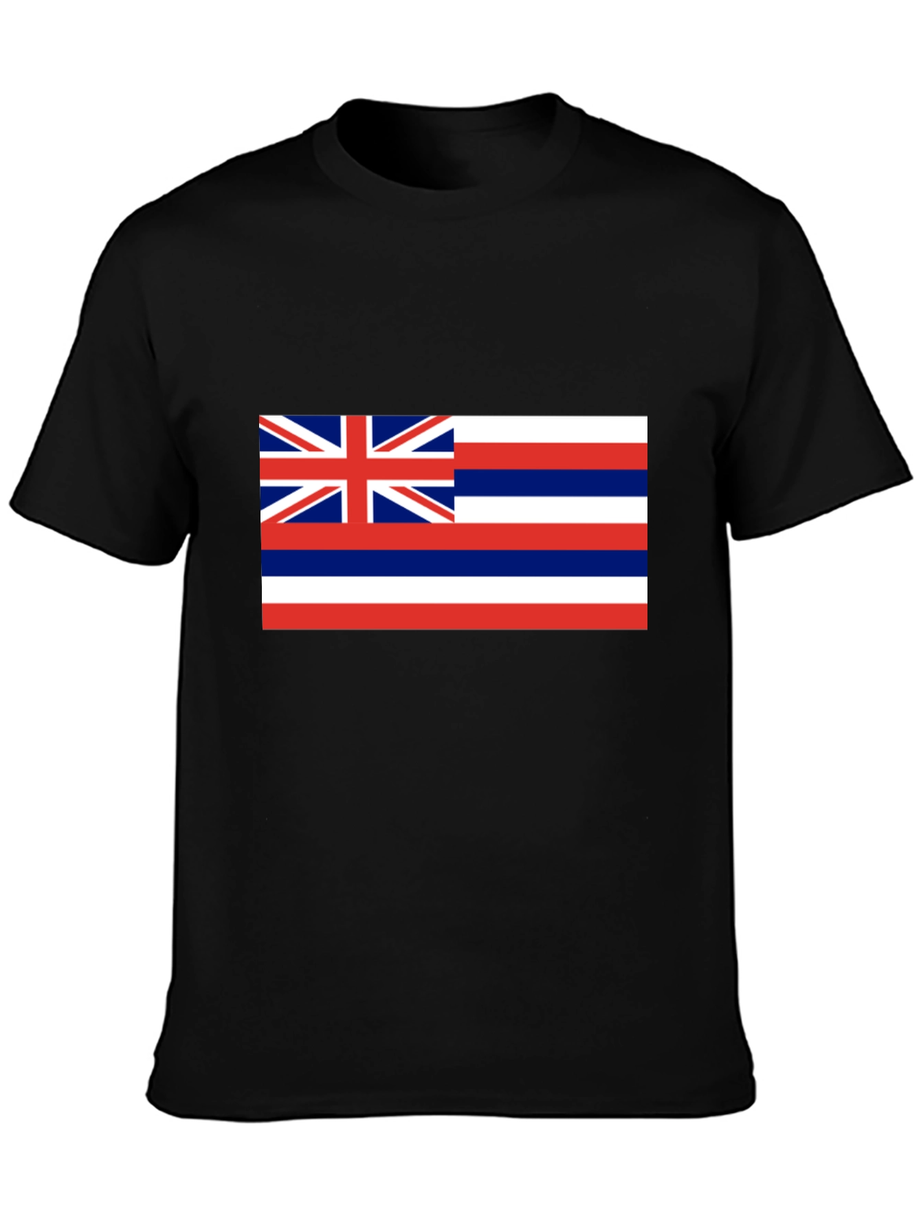 Hawaii Flag Black T-Shirt | Aloha State Pride