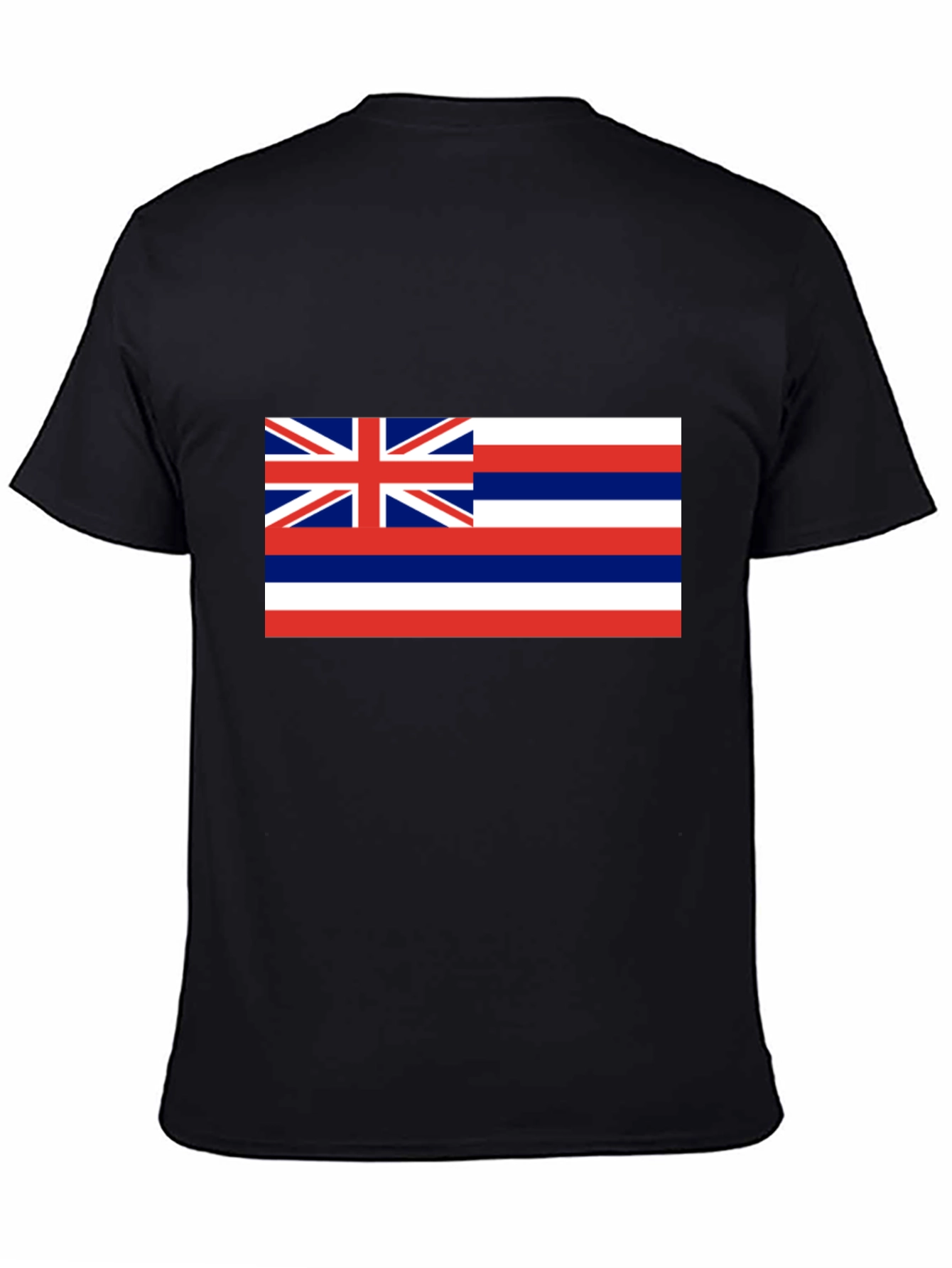 Hawaii Flag Black T-Shirt | Aloha State Pride