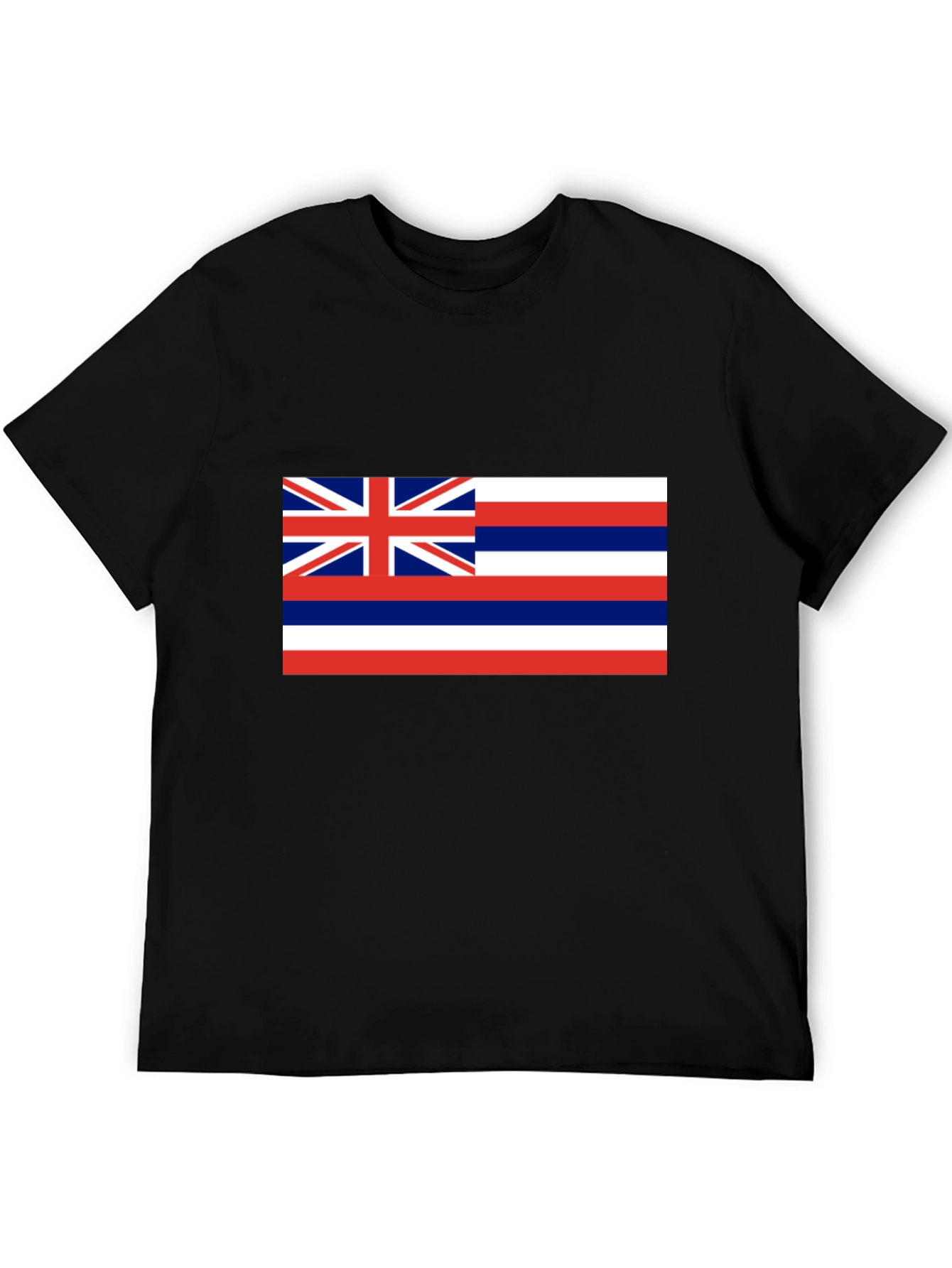 Hawaii Flag Black T-Shirt | Aloha State Pride