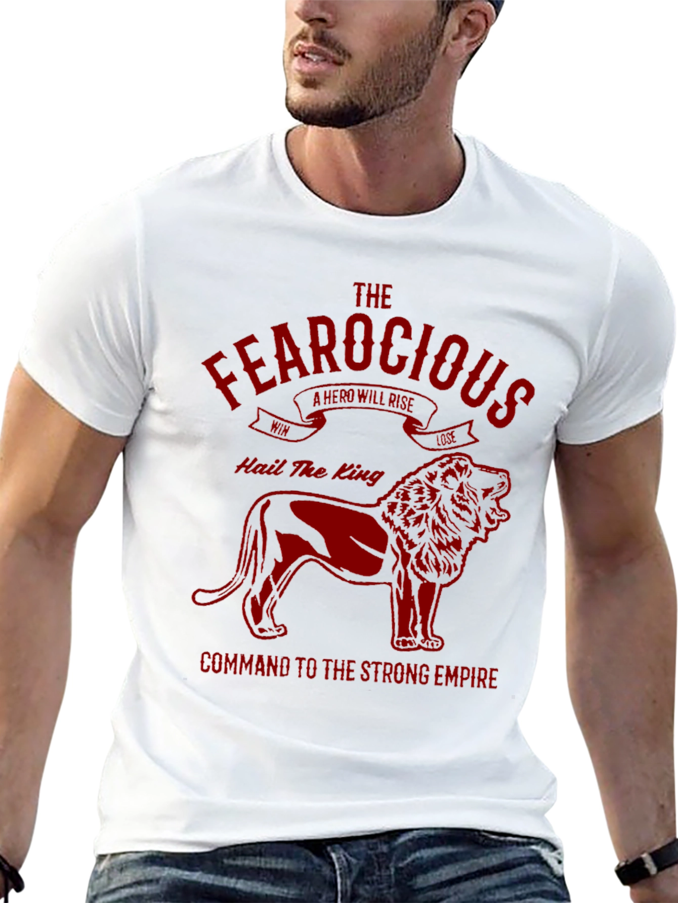 The Fearocious King Lion T-Shirt - Strong Empire