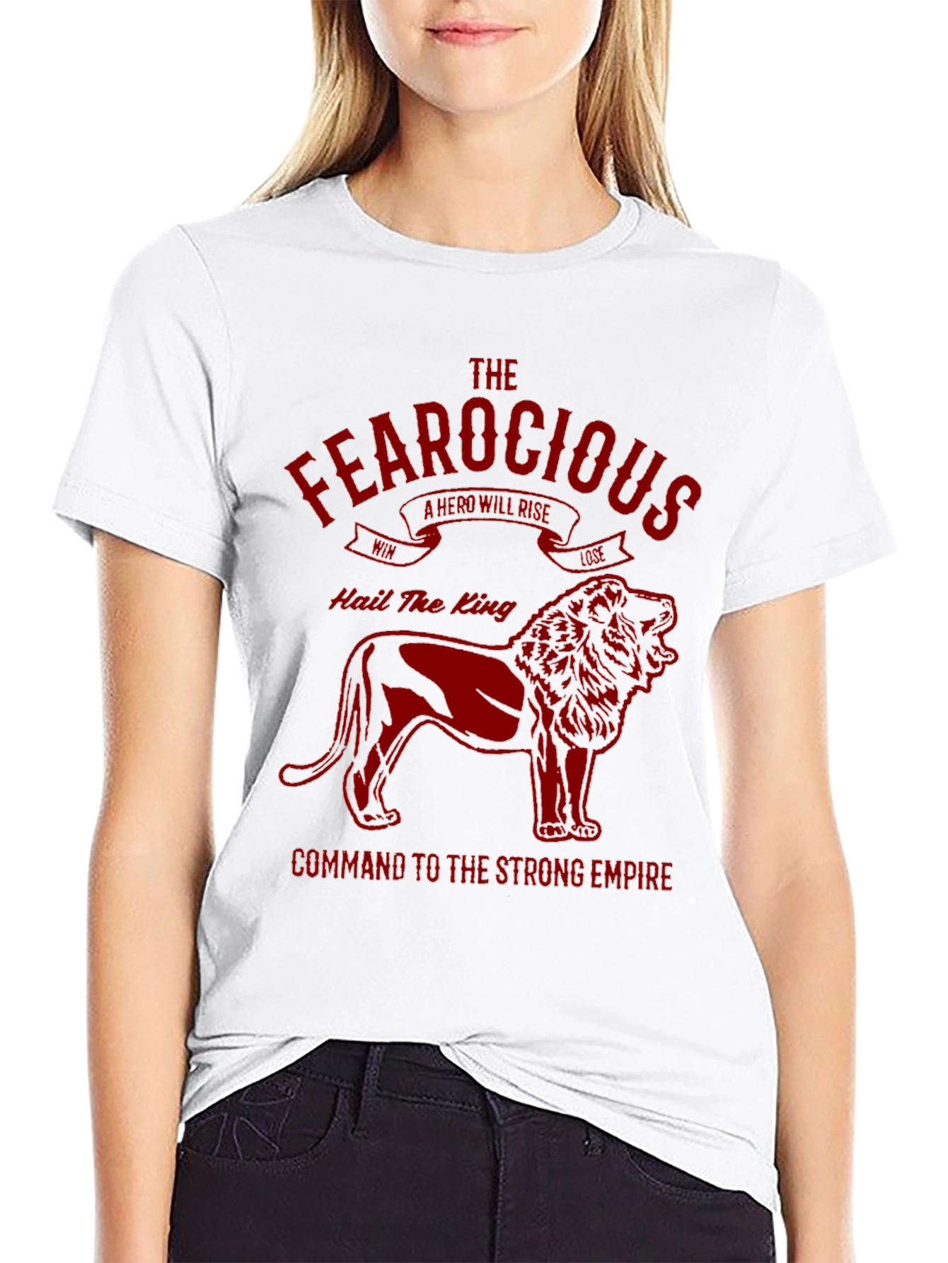 The Fearocious King Lion T-Shirt - Strong Empire