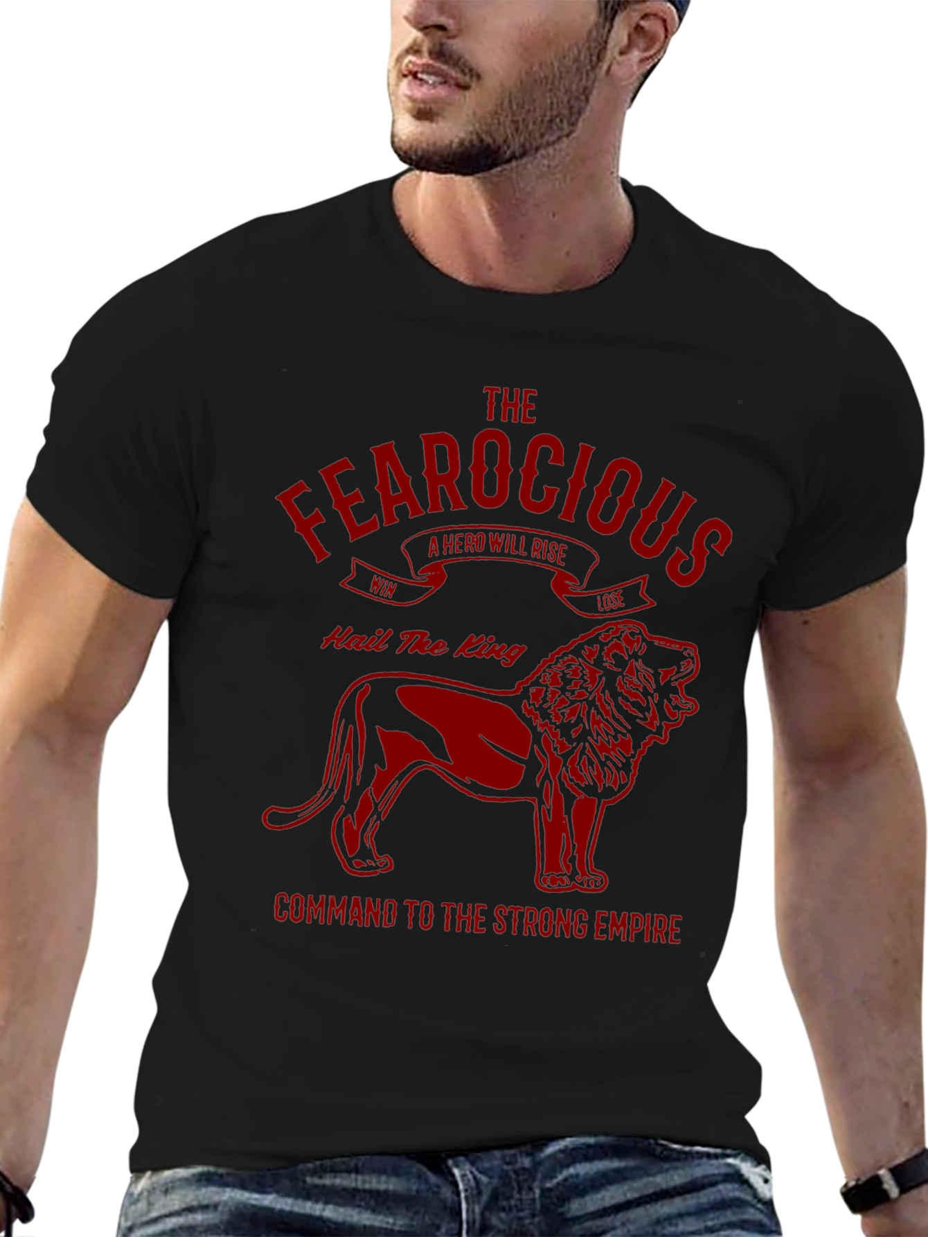 The Fearocious King Lion T-Shirt - Strong Empire