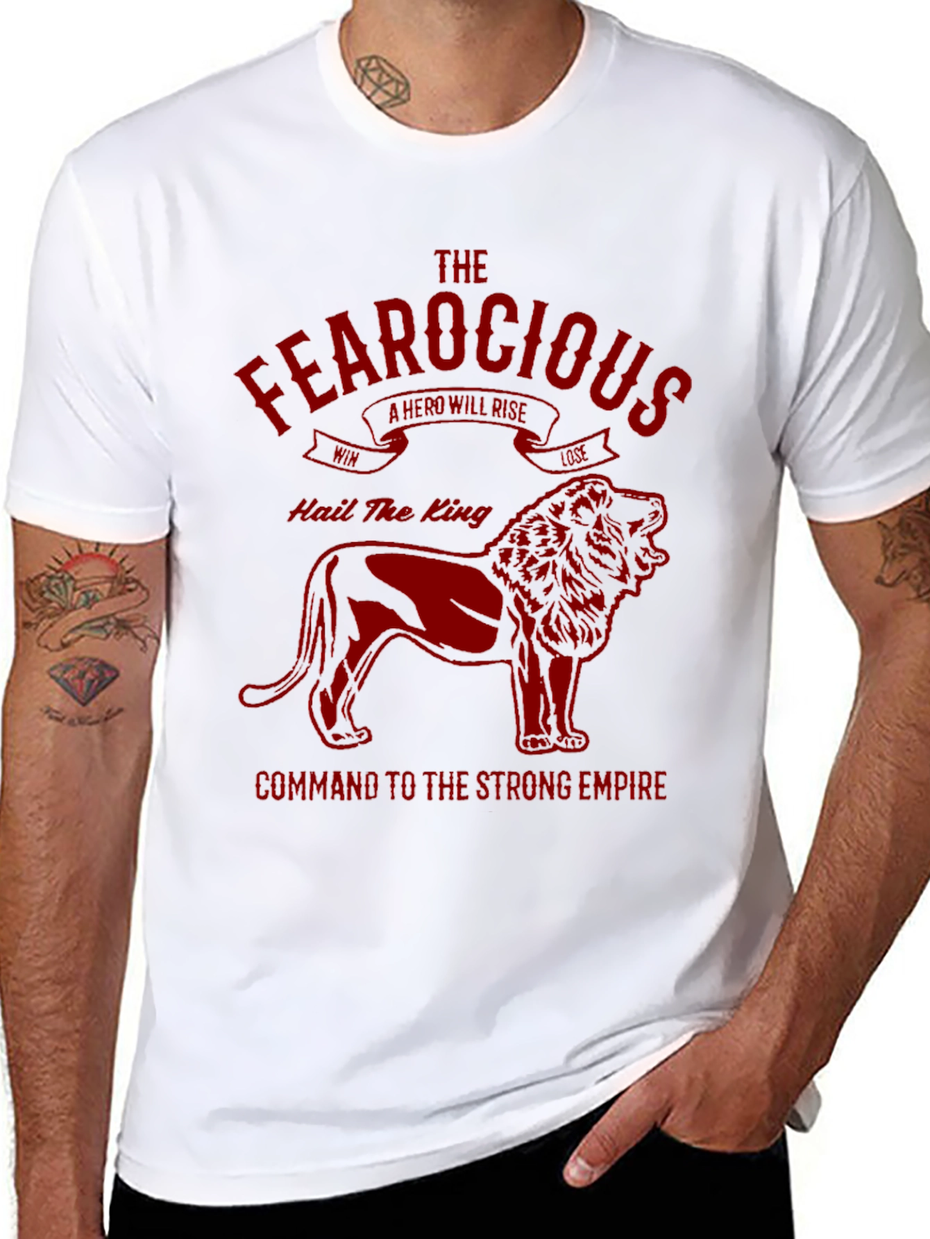 The Fearocious King Lion T-Shirt - Strong Empire
