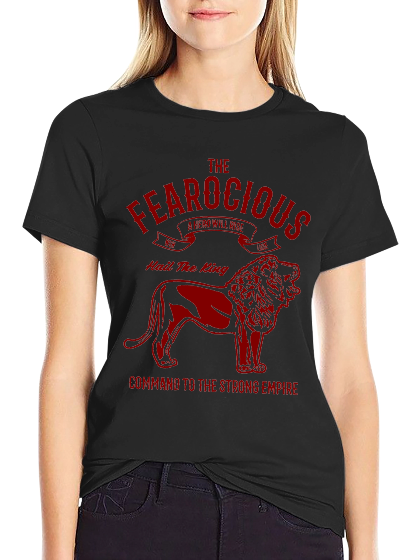 The Fearocious King Lion T-Shirt - Strong Empire