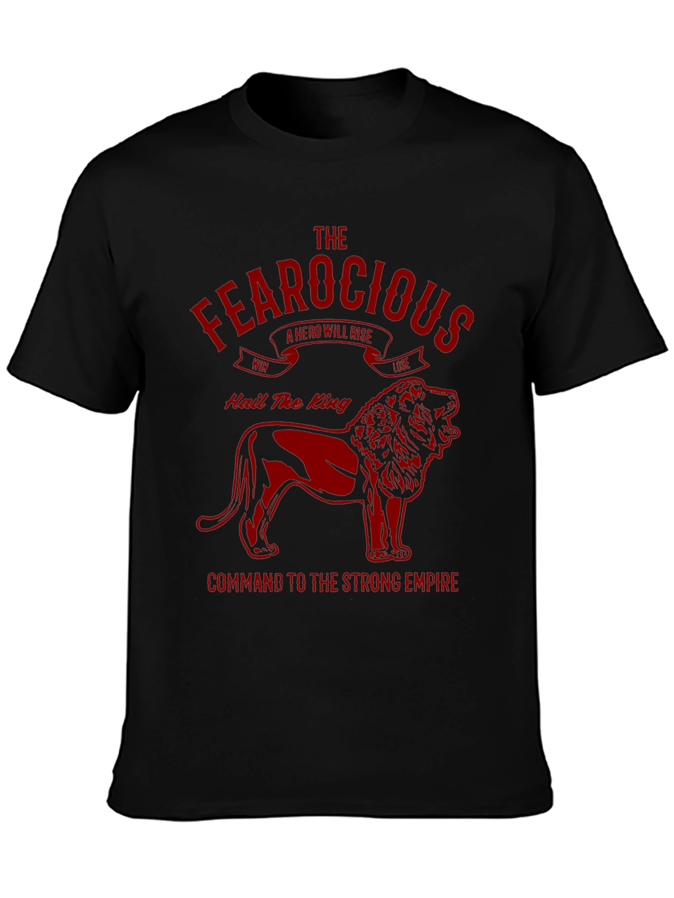 The Fearocious King Lion T-Shirt - Strong Empire