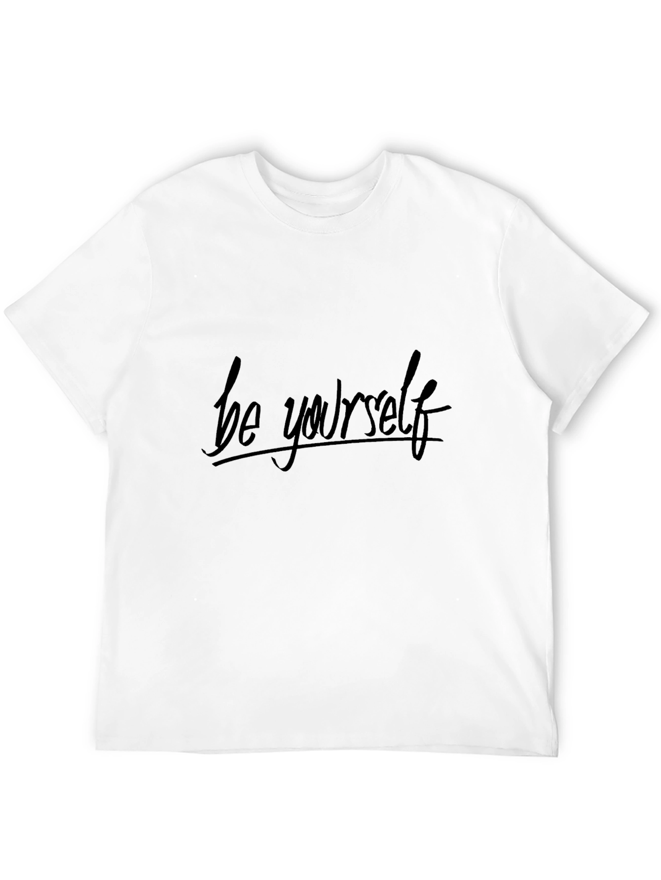 Be Yourself Black T-Shirt