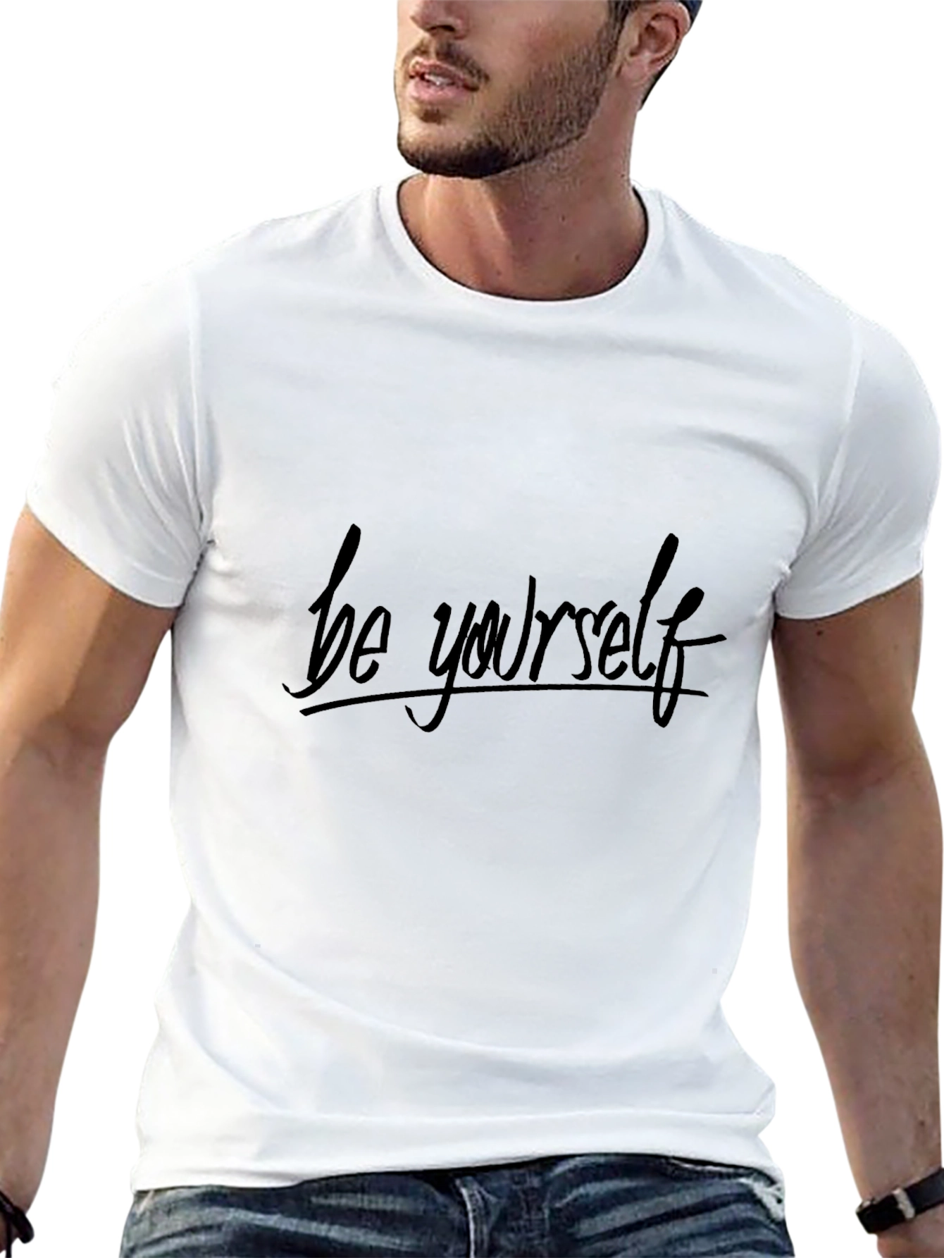 Be Yourself Black T-Shirt