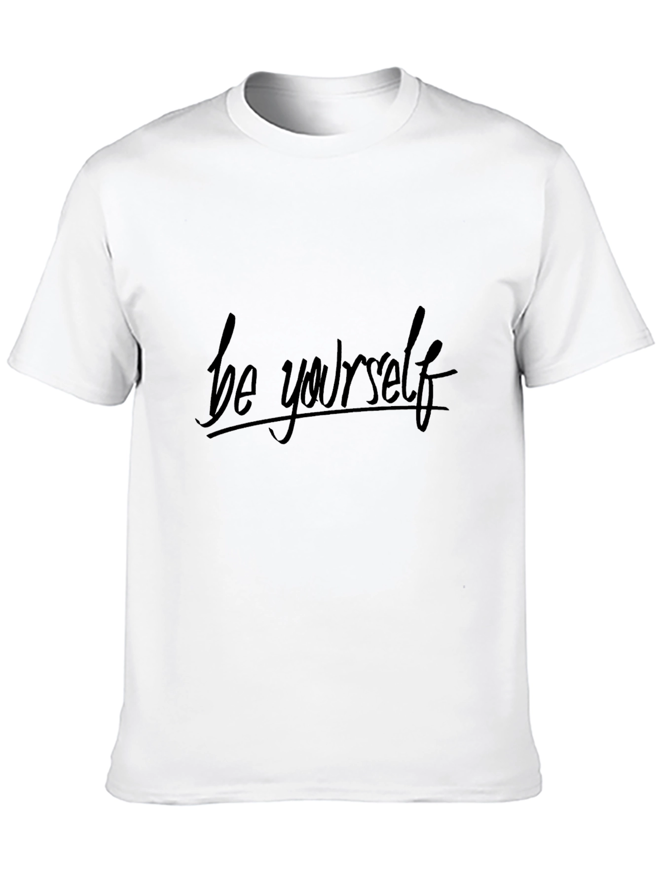 Be Yourself Black T-Shirt