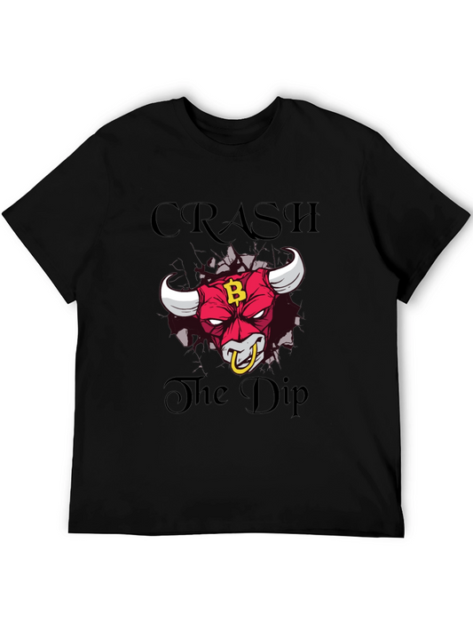 Crash the Dip Bitcoin Bull T-Shirt