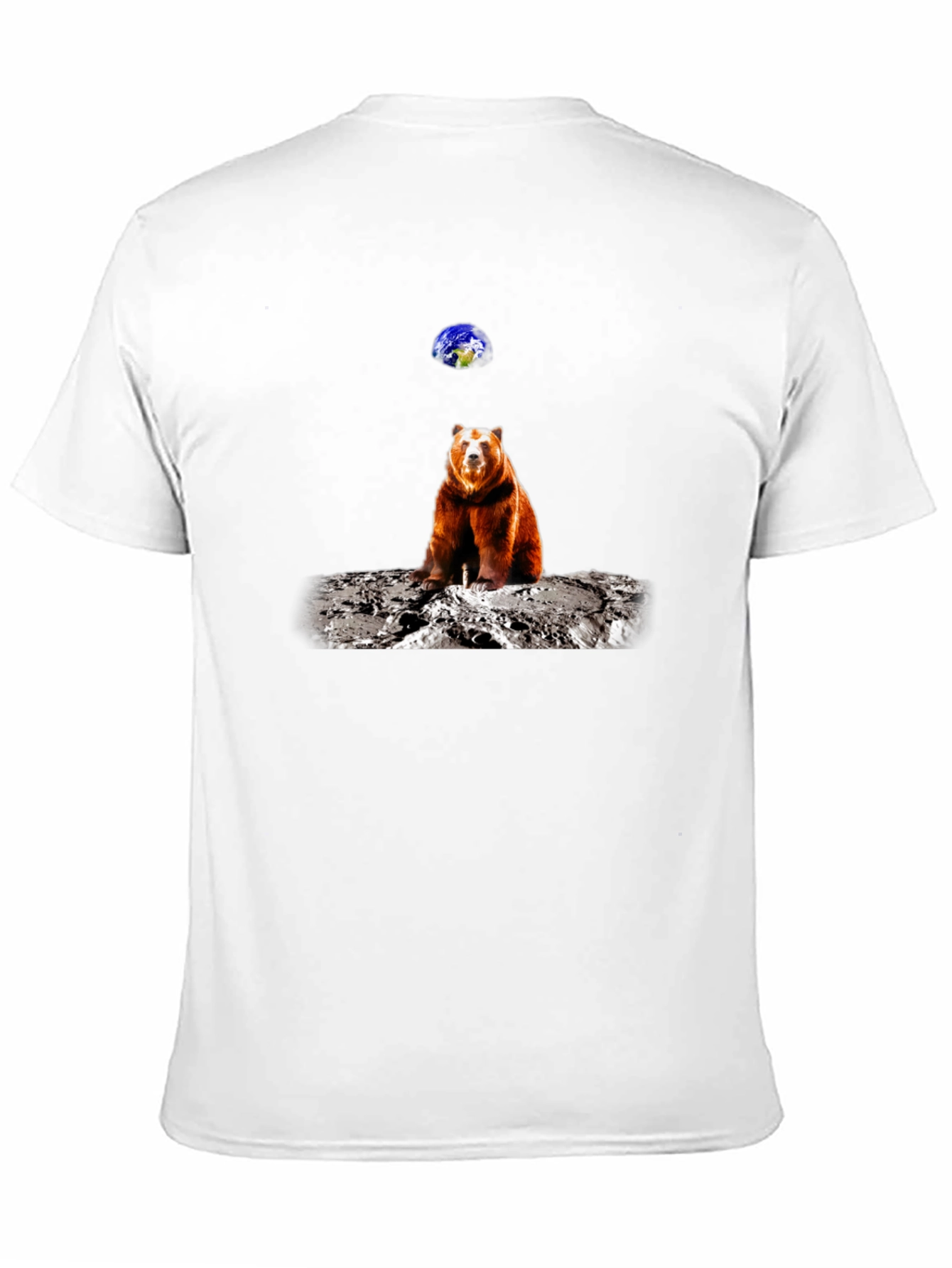 Bear on Moon T-Shirt - Space Adventure Tee