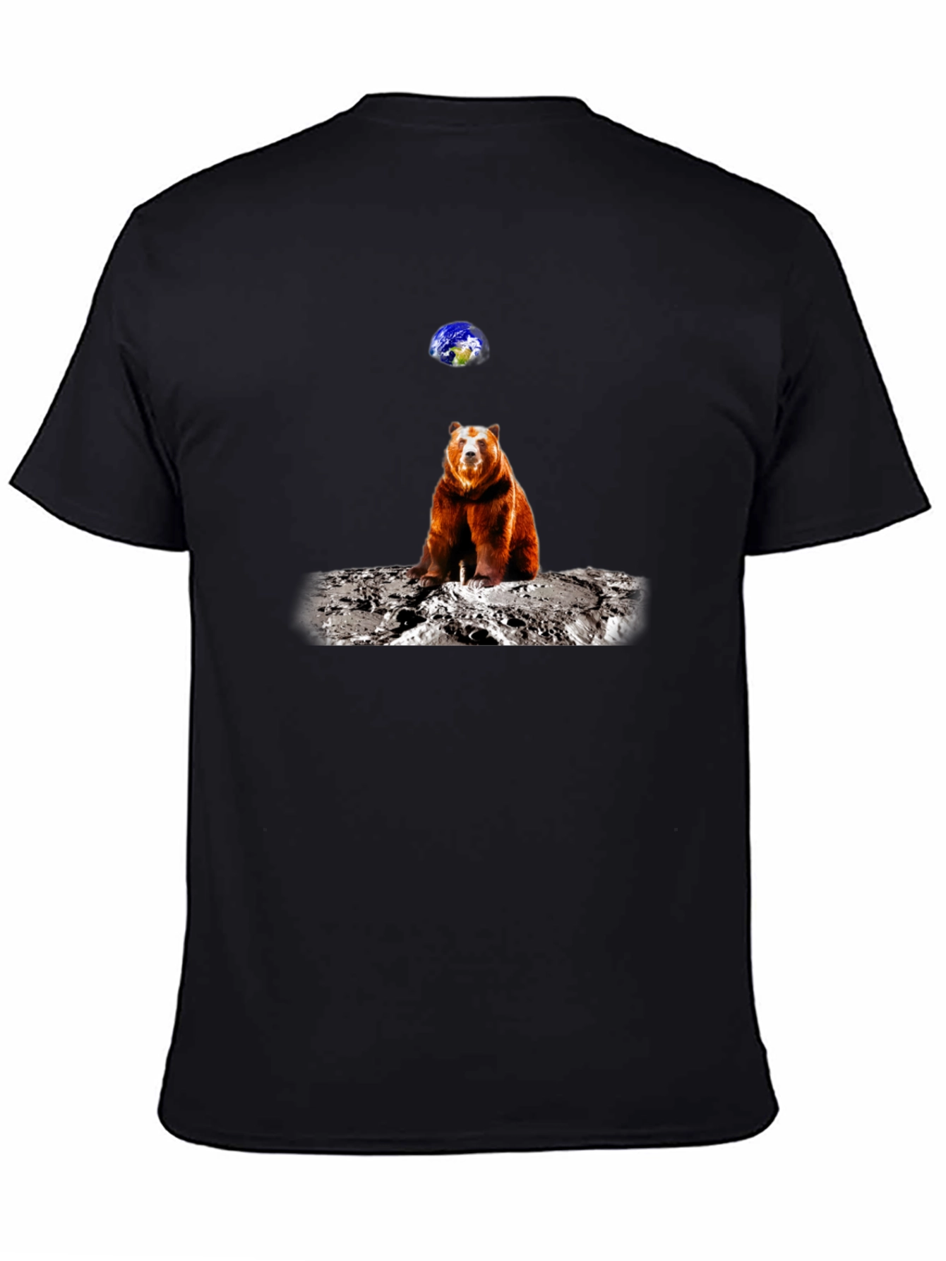 Bear on Moon T-Shirt - Space Adventure Tee
