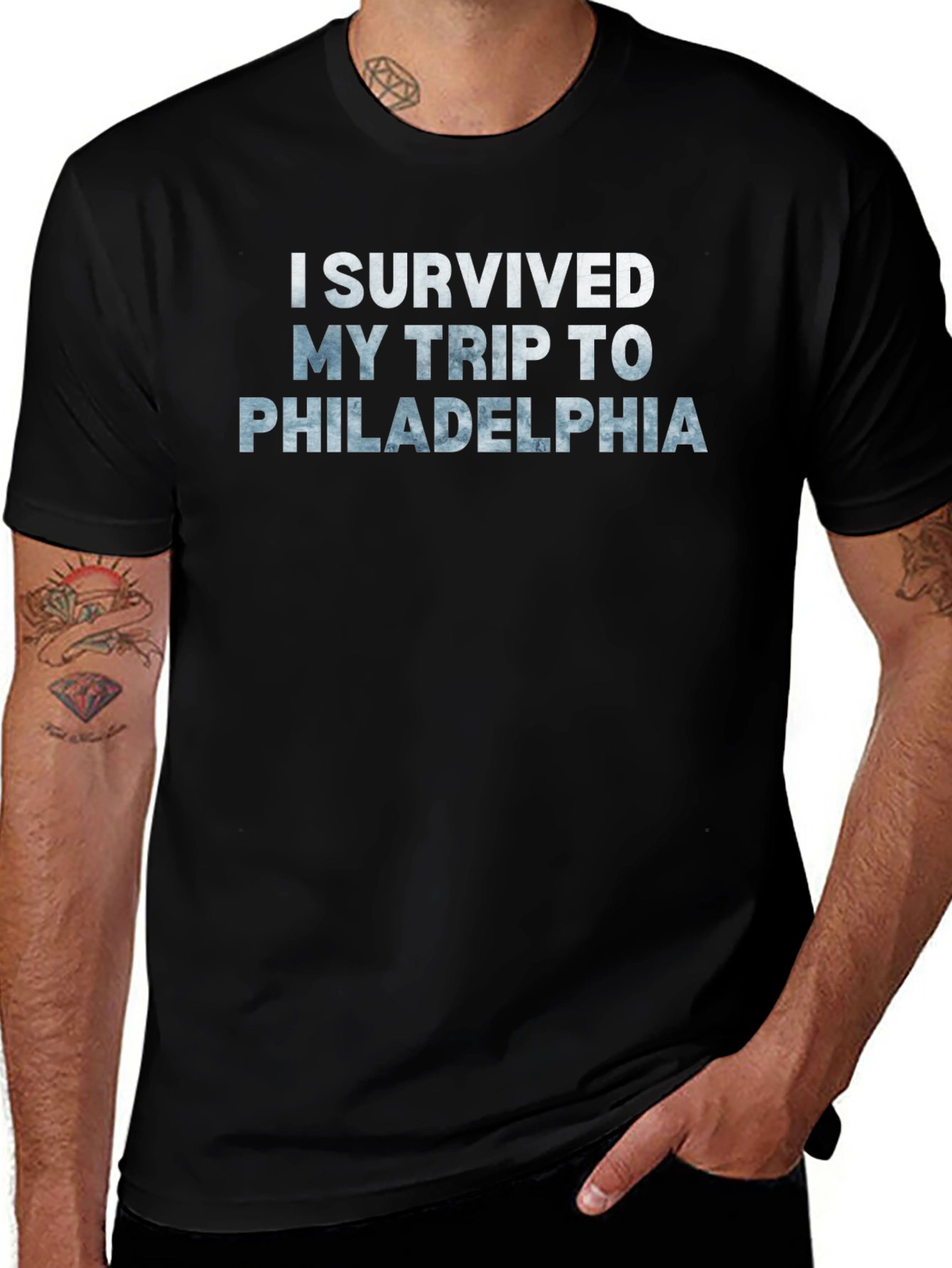 I Survived My Trip to Philadelphia Graphic T-Shirt