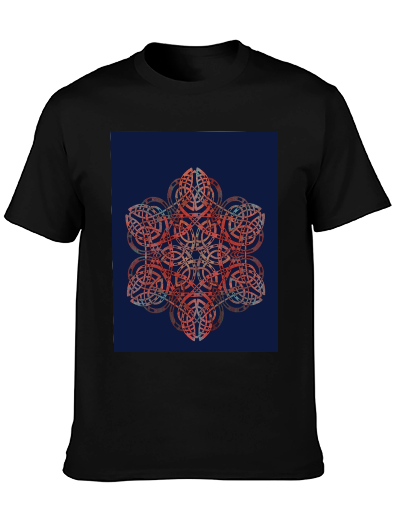 Celtic Knot Graphic Tee - Unique Design