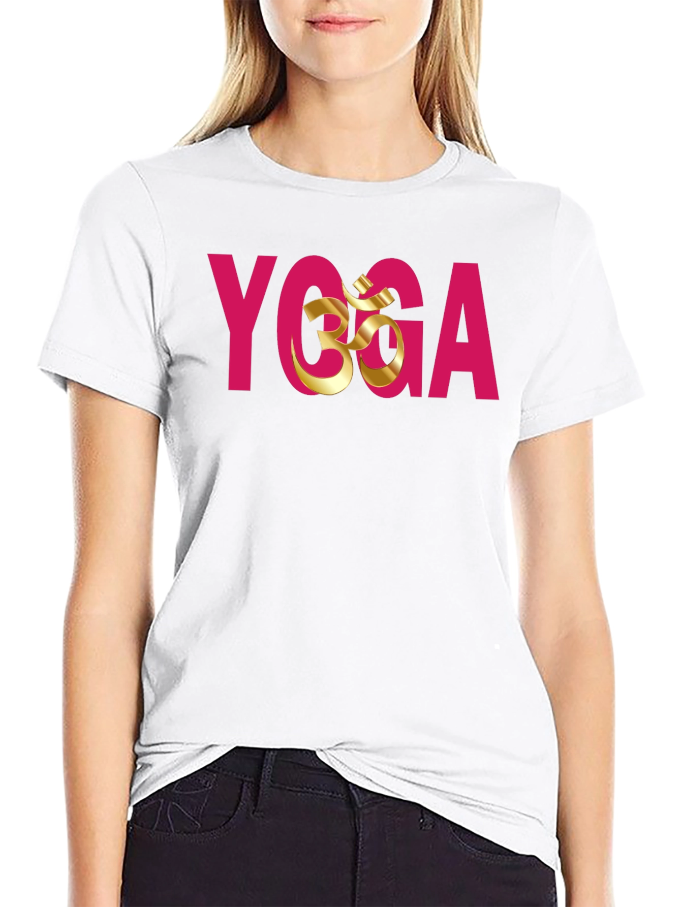 Yoga Om Symbol Graphic Tee