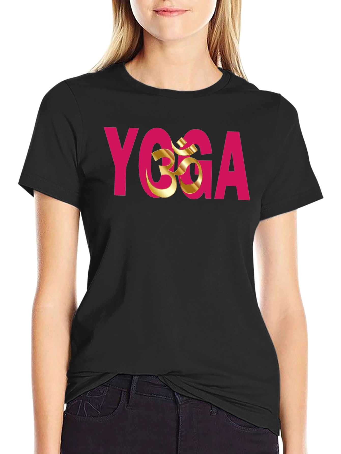 Yoga Om Symbol Graphic Tee