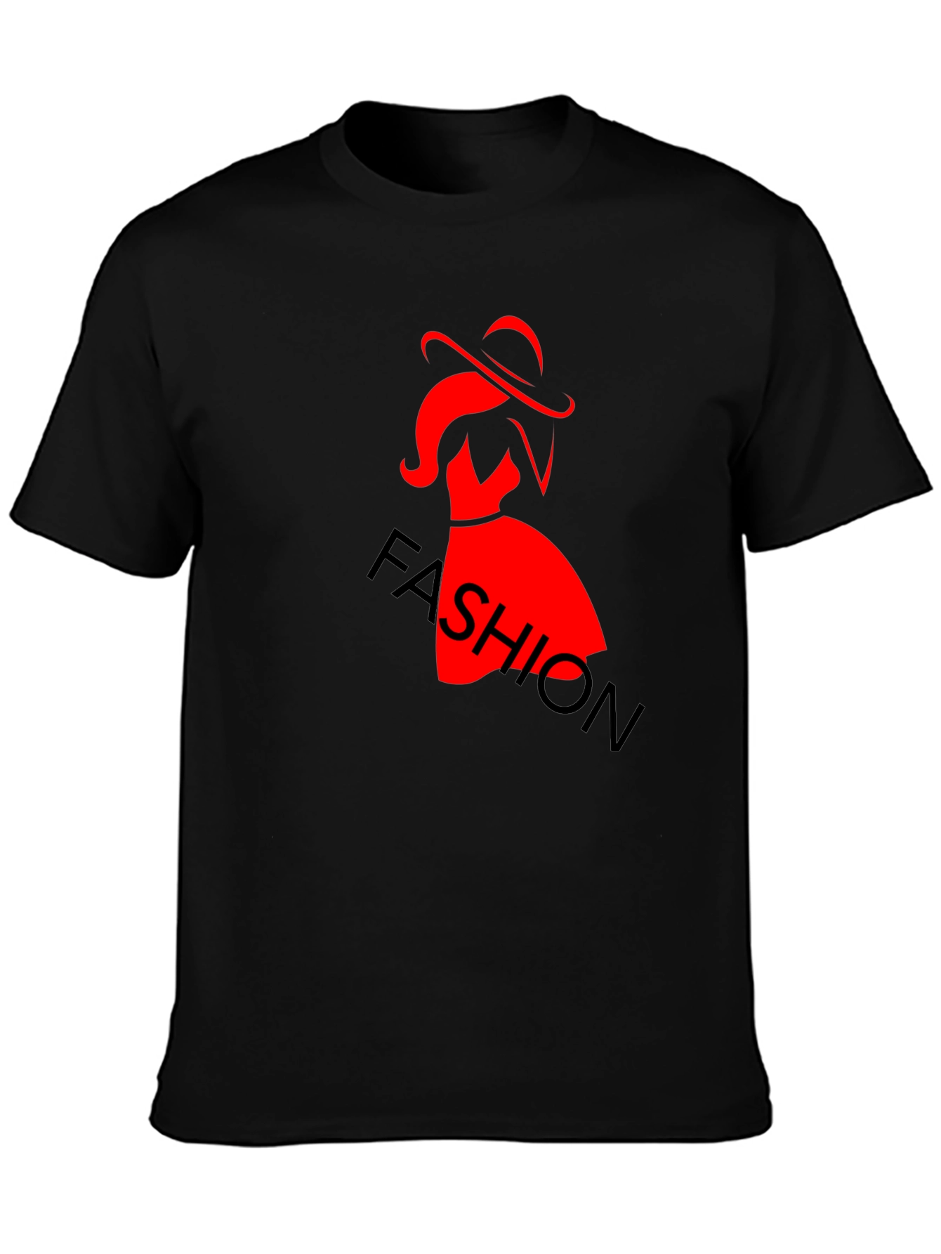 Fashion Tee: Stylish Silhouette Graphic Print