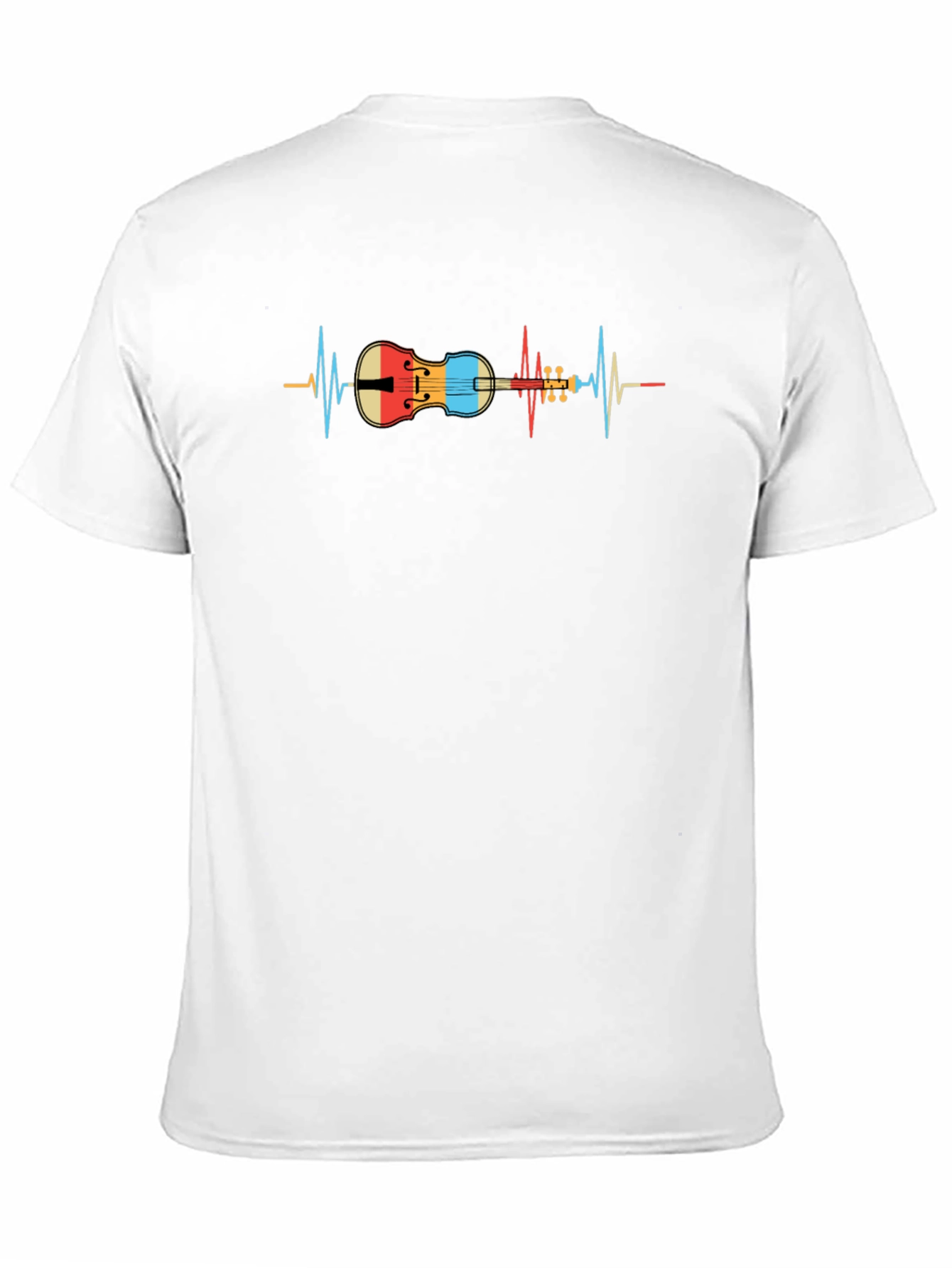 Violin Heartbeat T-Shirt - Music Lover Tee