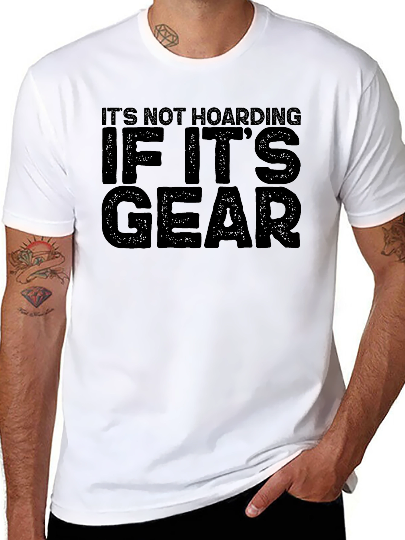 Its Not Hoarding If Its Gear Black T-Shirt