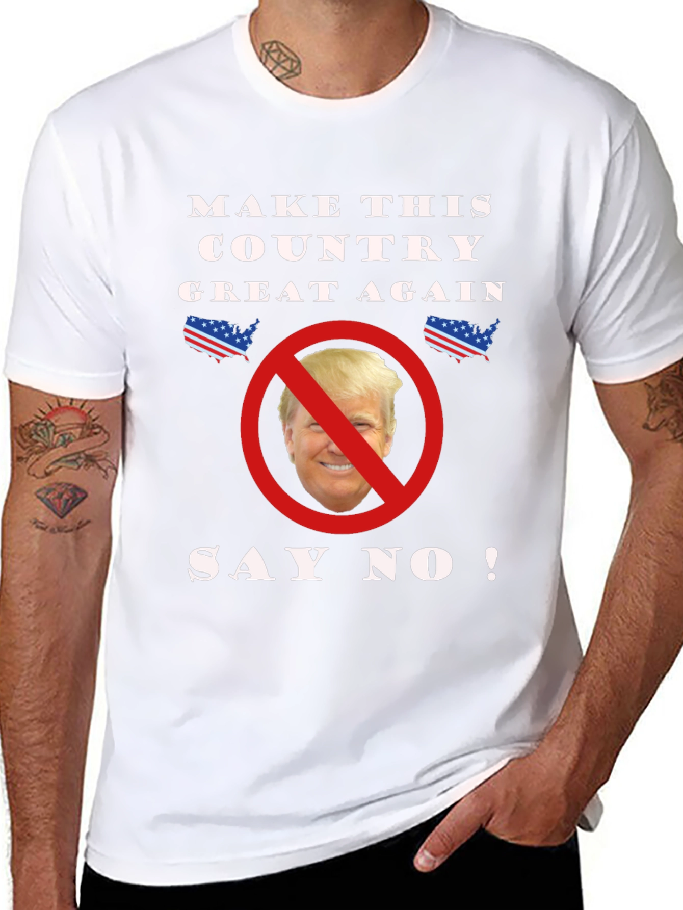 Anti-Trump T-Shirt - Say No!