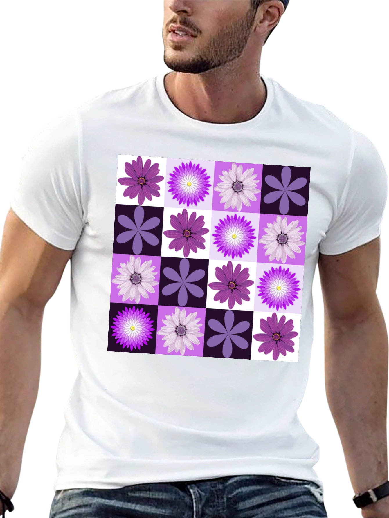 Floral Pattern T-Shirt