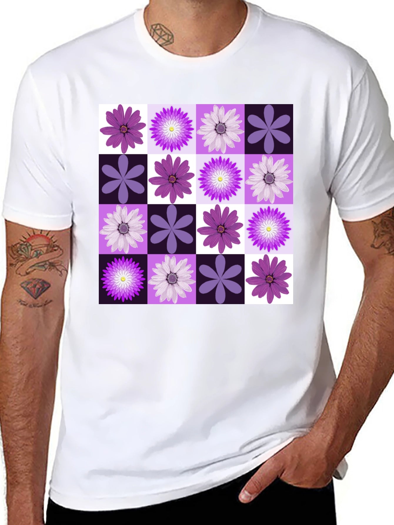 Floral Pattern T-Shirt