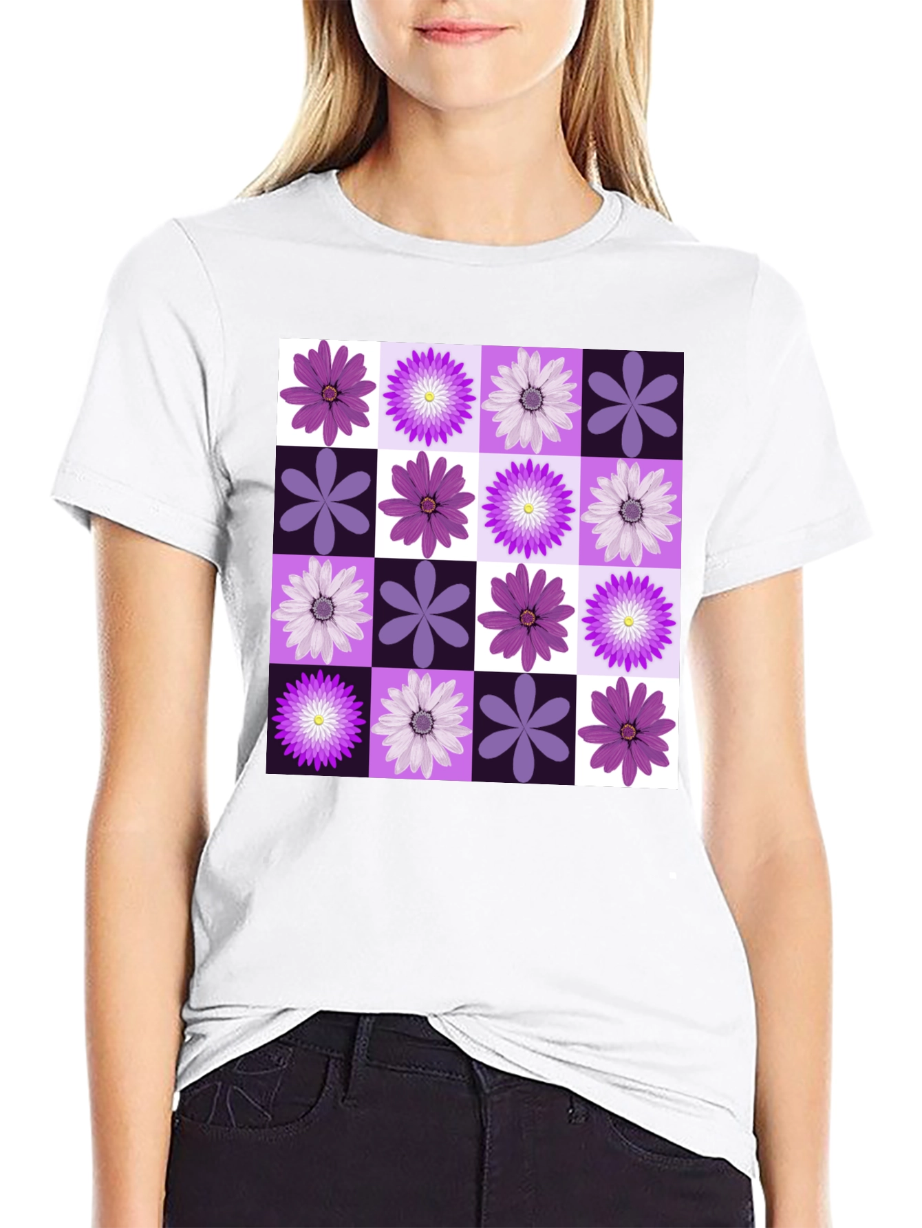 Floral Pattern T-Shirt