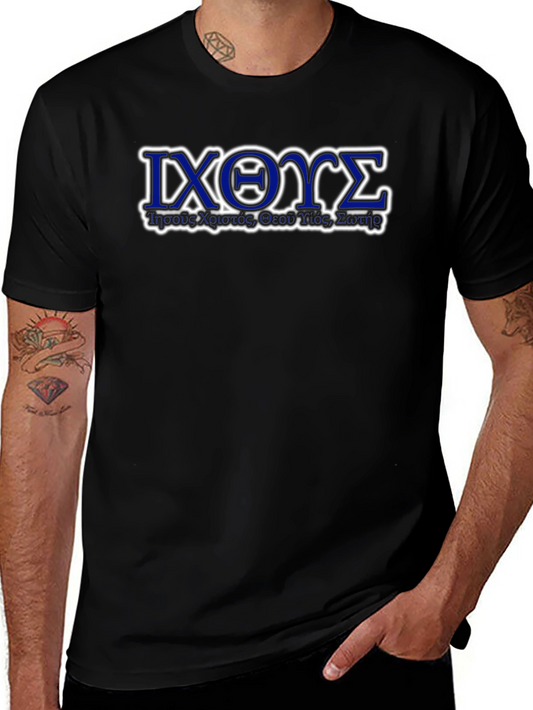 IXOYΣ Black T-Shirt