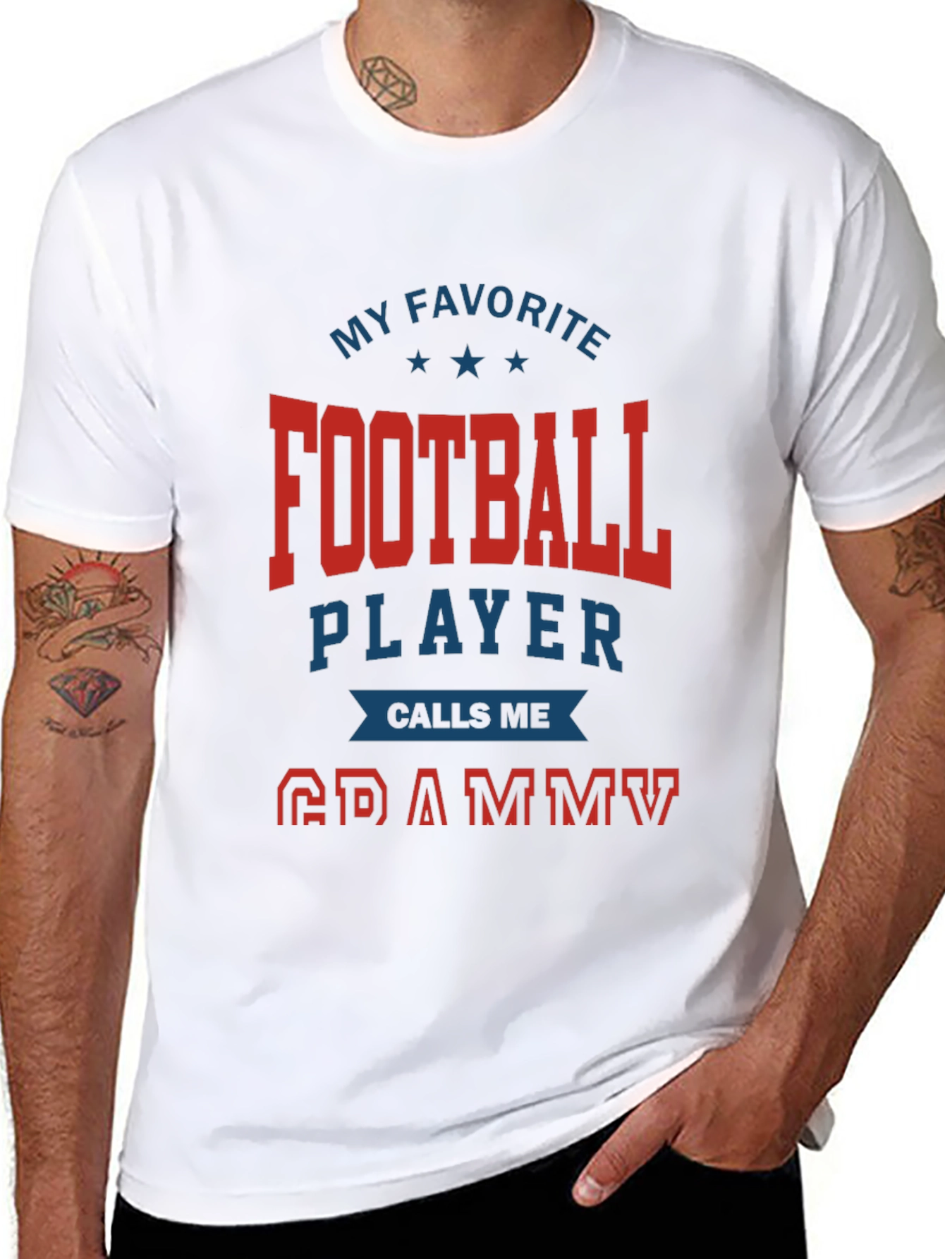 Football Grammy T-Shirt - My Favorite Player