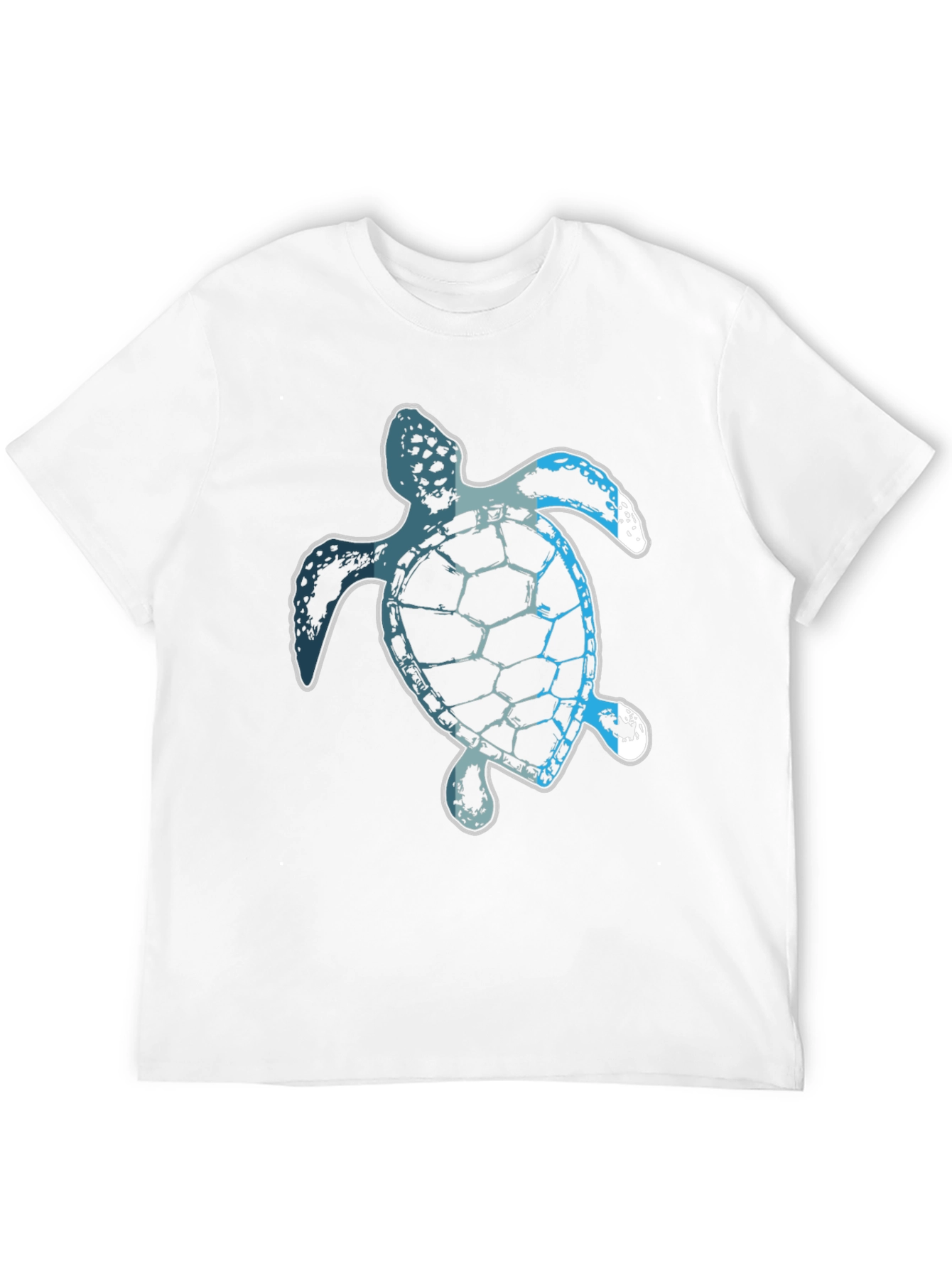 Sea Turtle Graphic Tee - Black Casual T-Shirt
