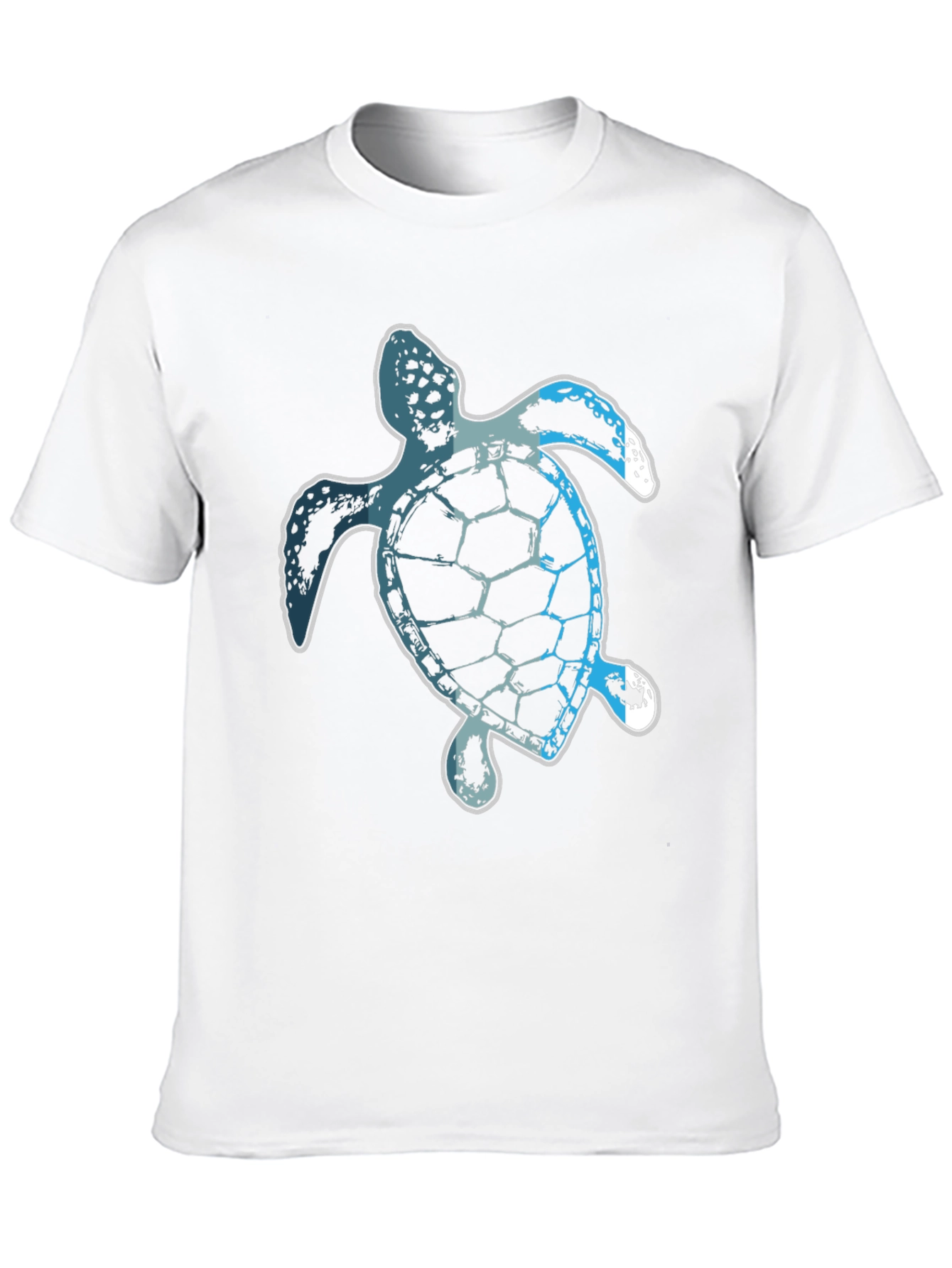 Sea Turtle Graphic Tee - Black Casual T-Shirt