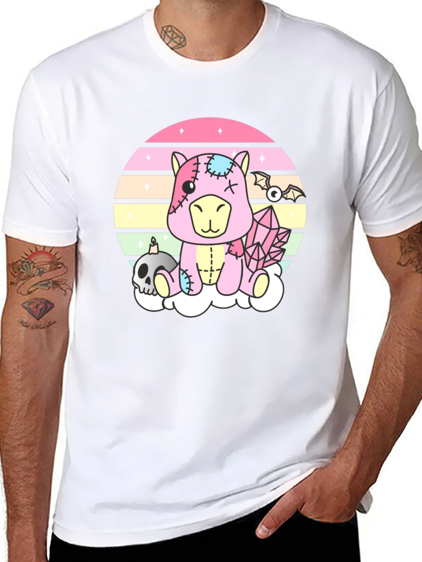 Pastel Goth Zombie Unicorn T-Shirt