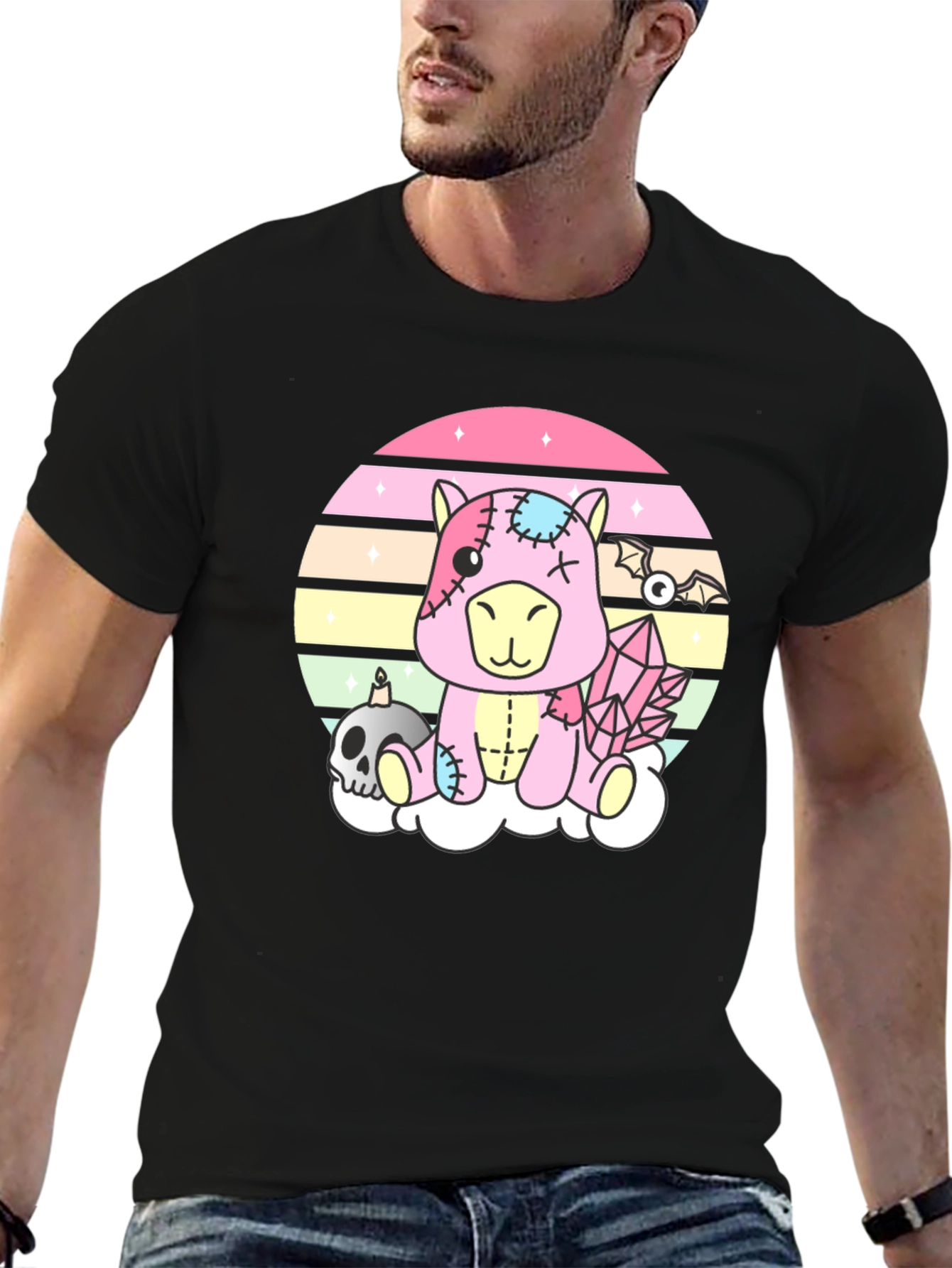 Pastel Goth Zombie Unicorn T-Shirt