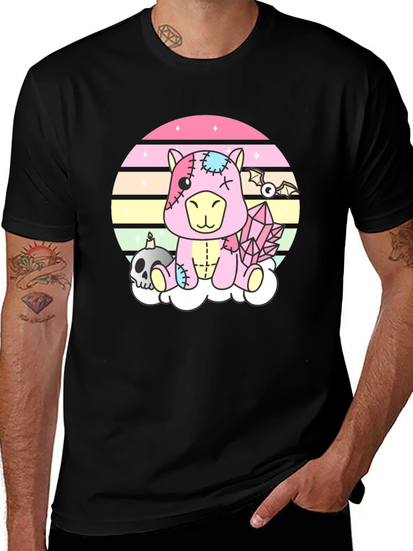 Pastel Goth Zombie Unicorn T-Shirt