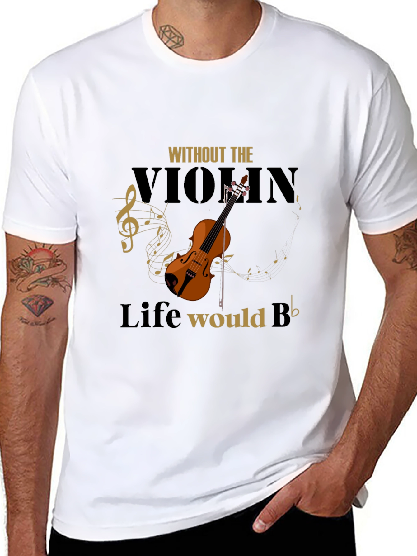 Violin Life T-Shirt - Musical Humor Tee