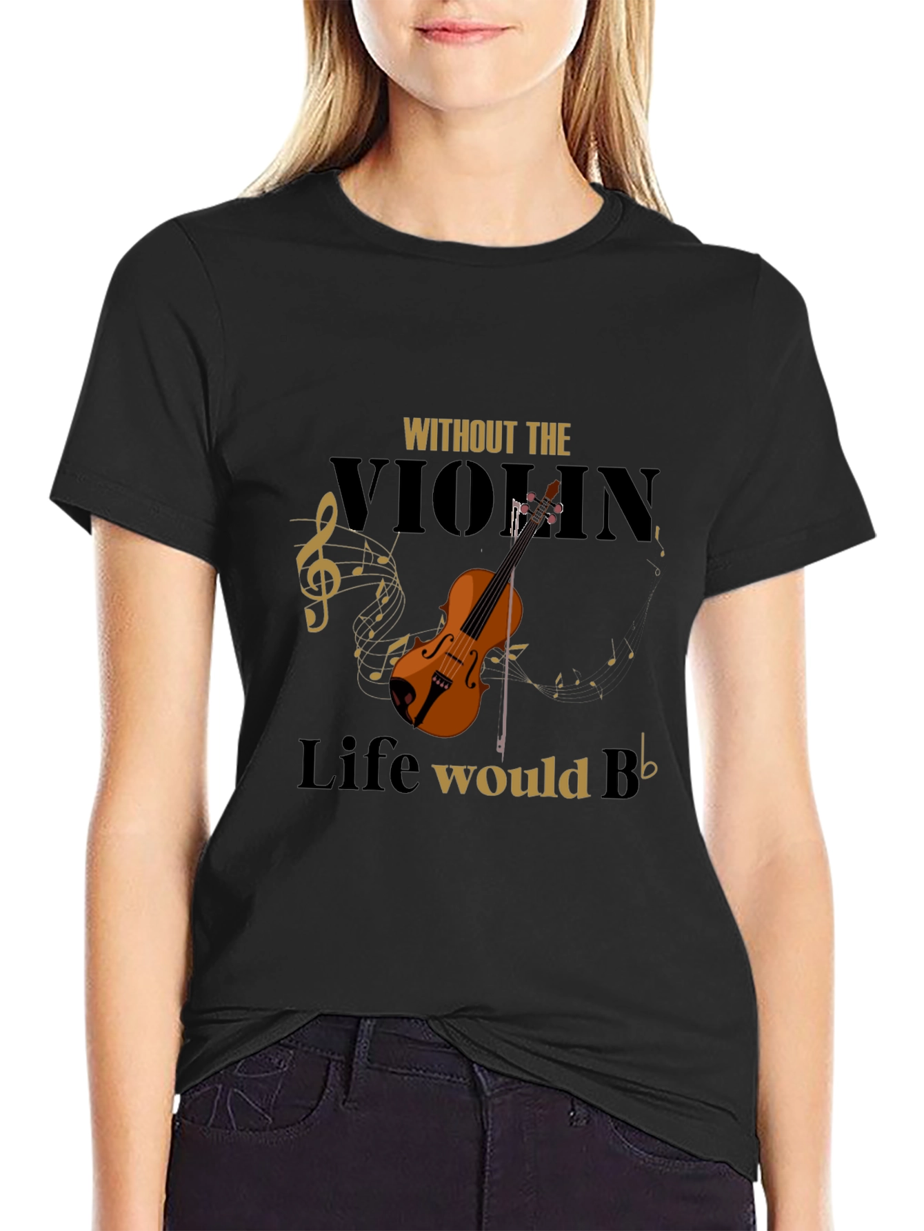 Violin Life T-Shirt - Musical Humor Tee