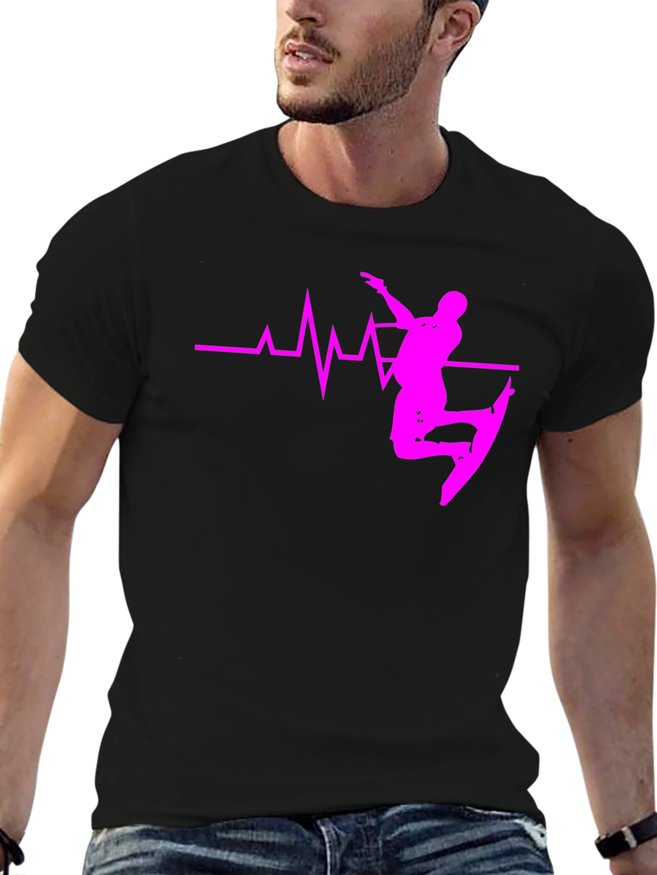 Wakeboard Heartbeat Graphic Tee