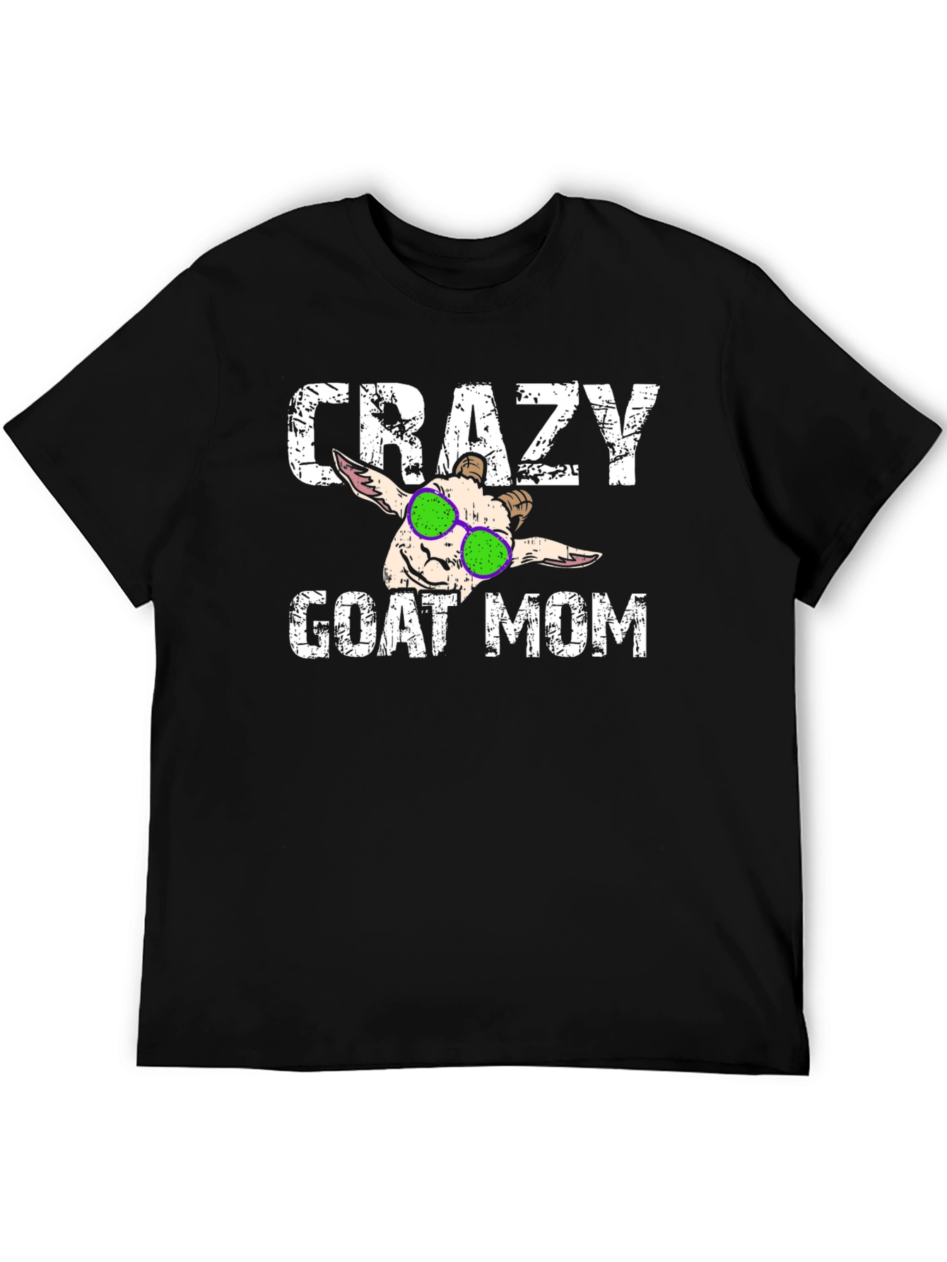 Crazy Goat Mom T-Shirt - Funny Animal Lover Tee