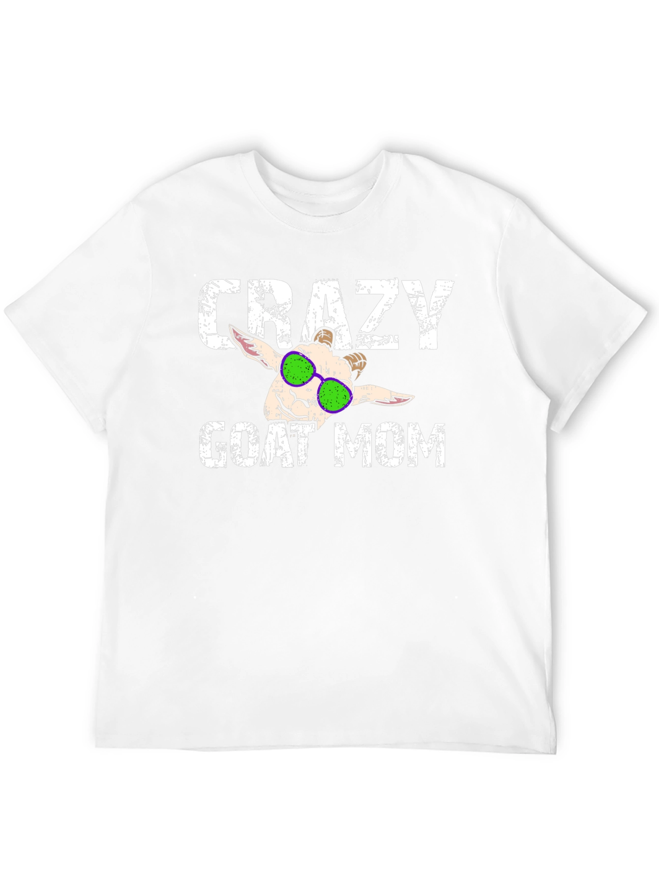 Crazy Goat Mom T-Shirt - Funny Animal Lover Tee