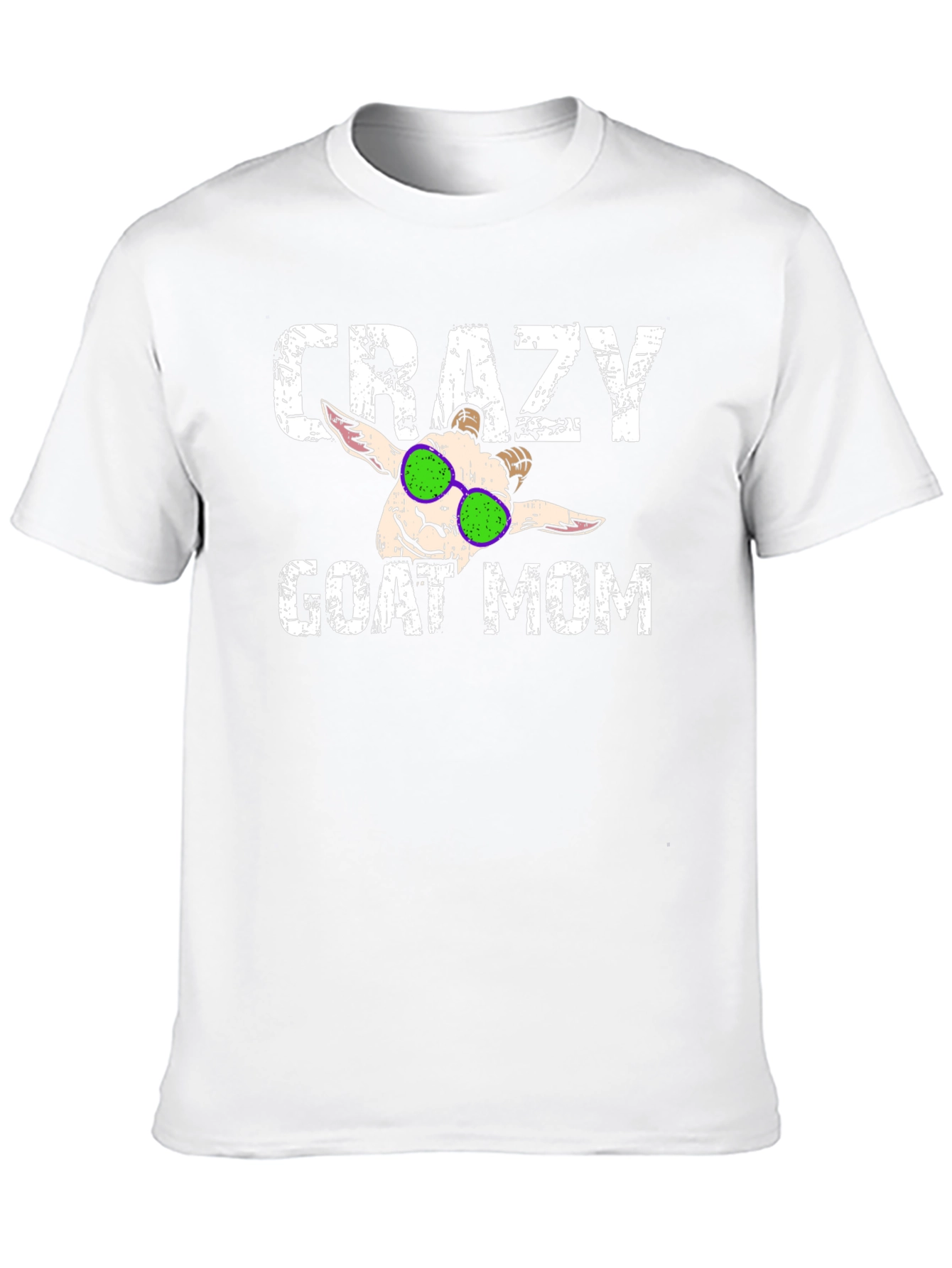 Crazy Goat Mom T-Shirt - Funny Animal Lover Tee