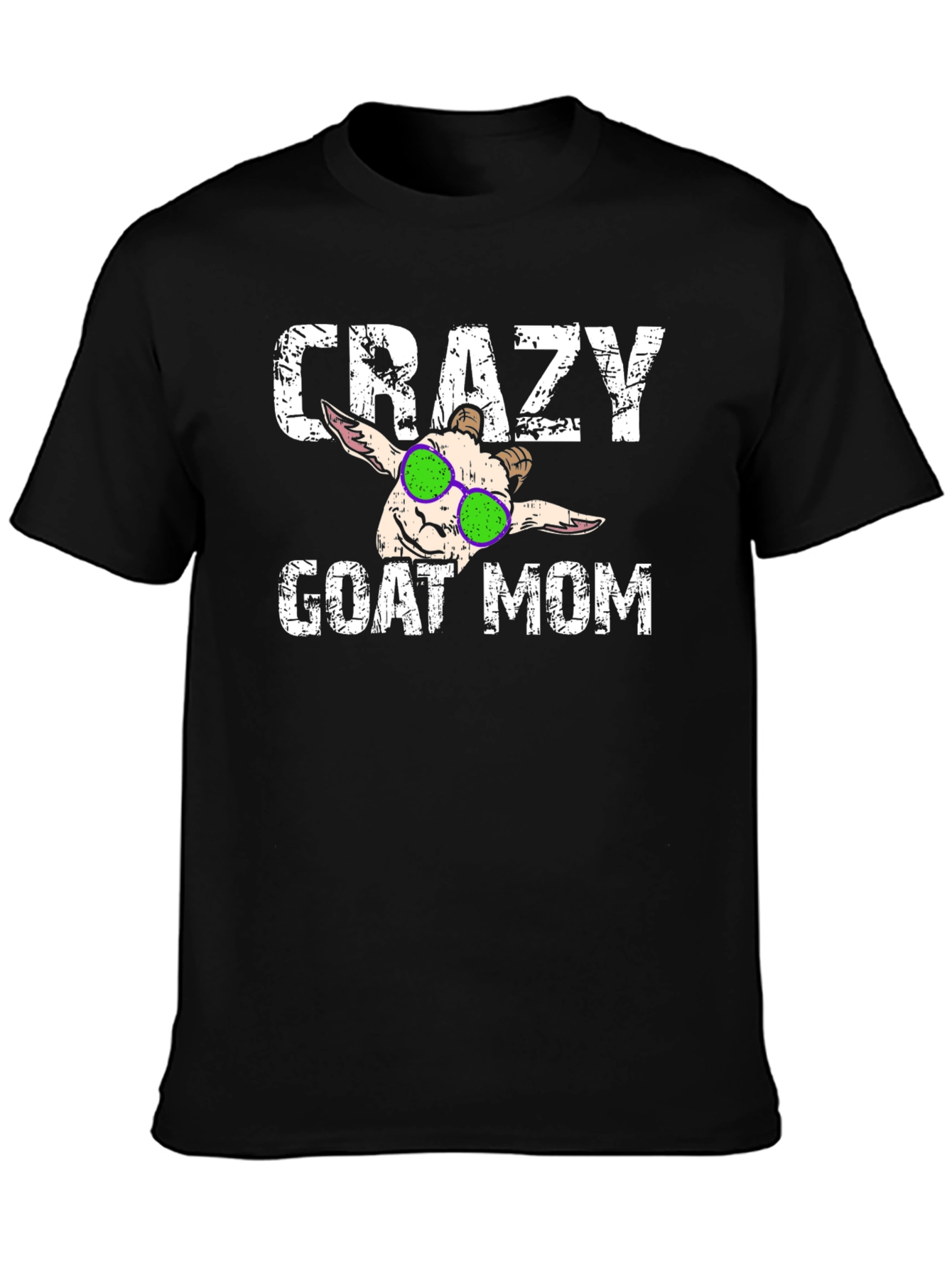 Crazy Goat Mom T-Shirt - Funny Animal Lover Tee